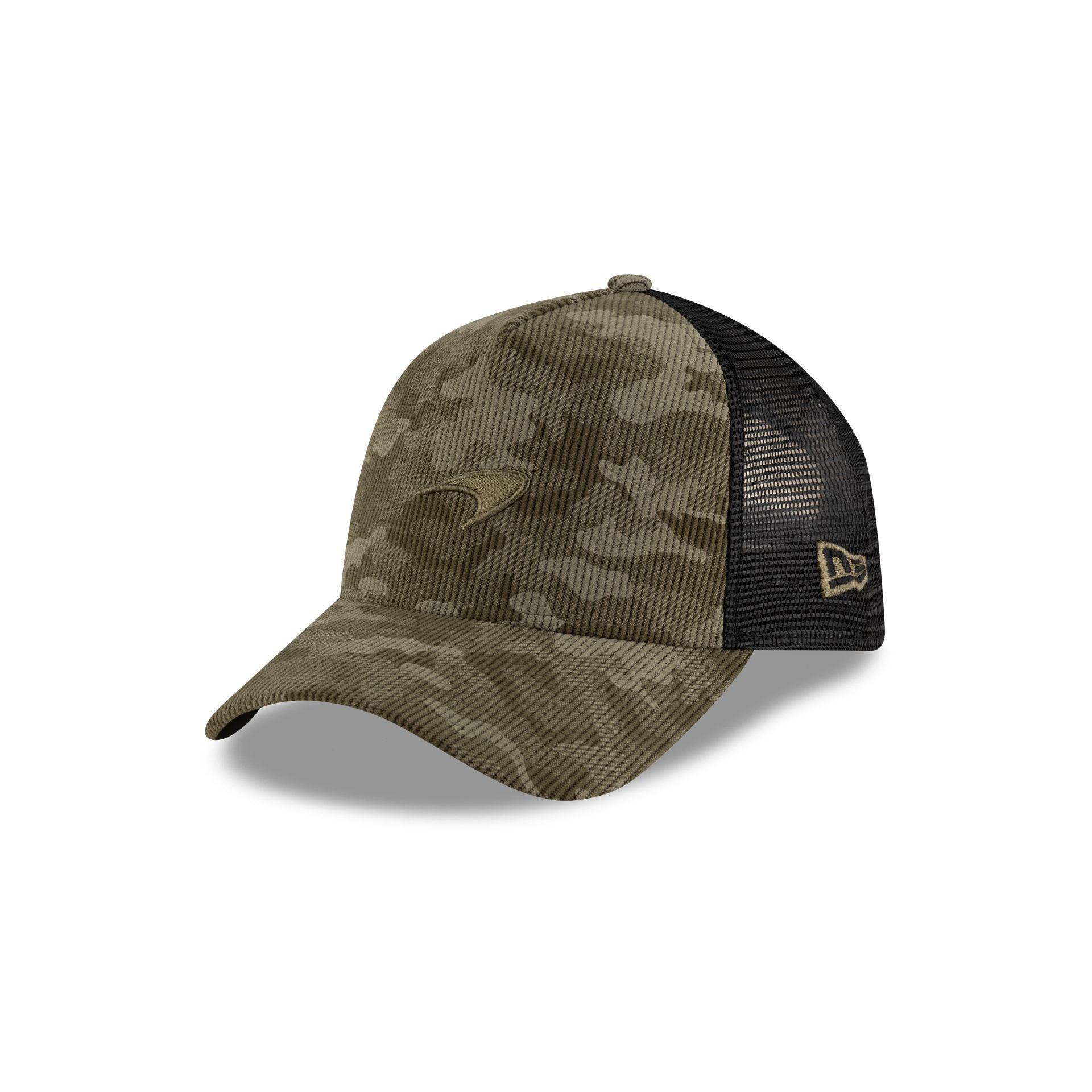McLaren Formula 1 Team Camo Cord 9FORTY A-Frame Trucker Hat Male Product Image