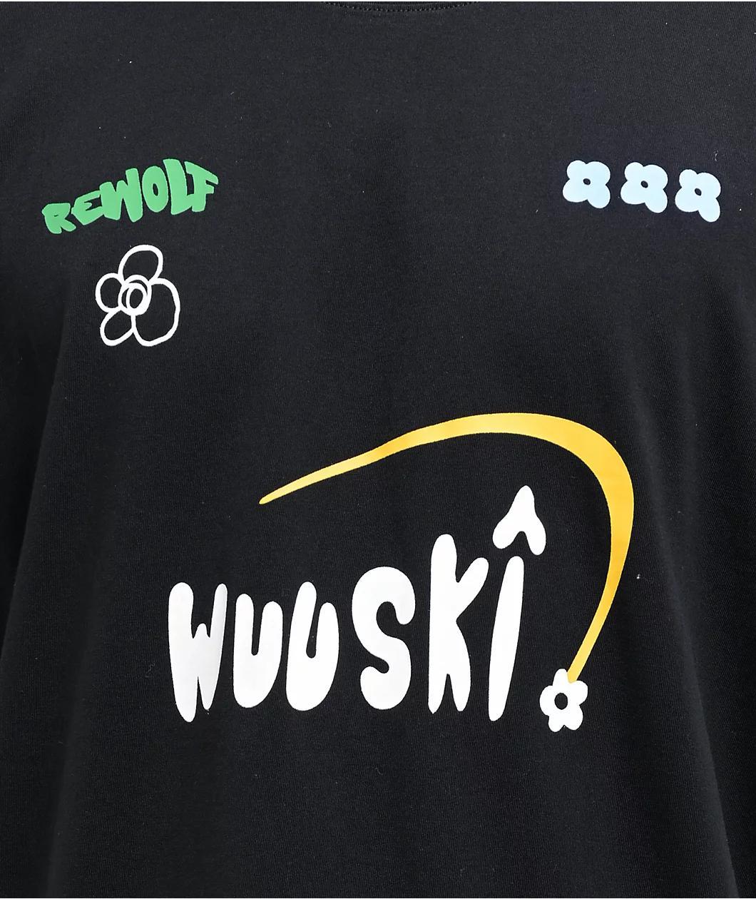 Wuuski Logo Black T-Shirt Product Image