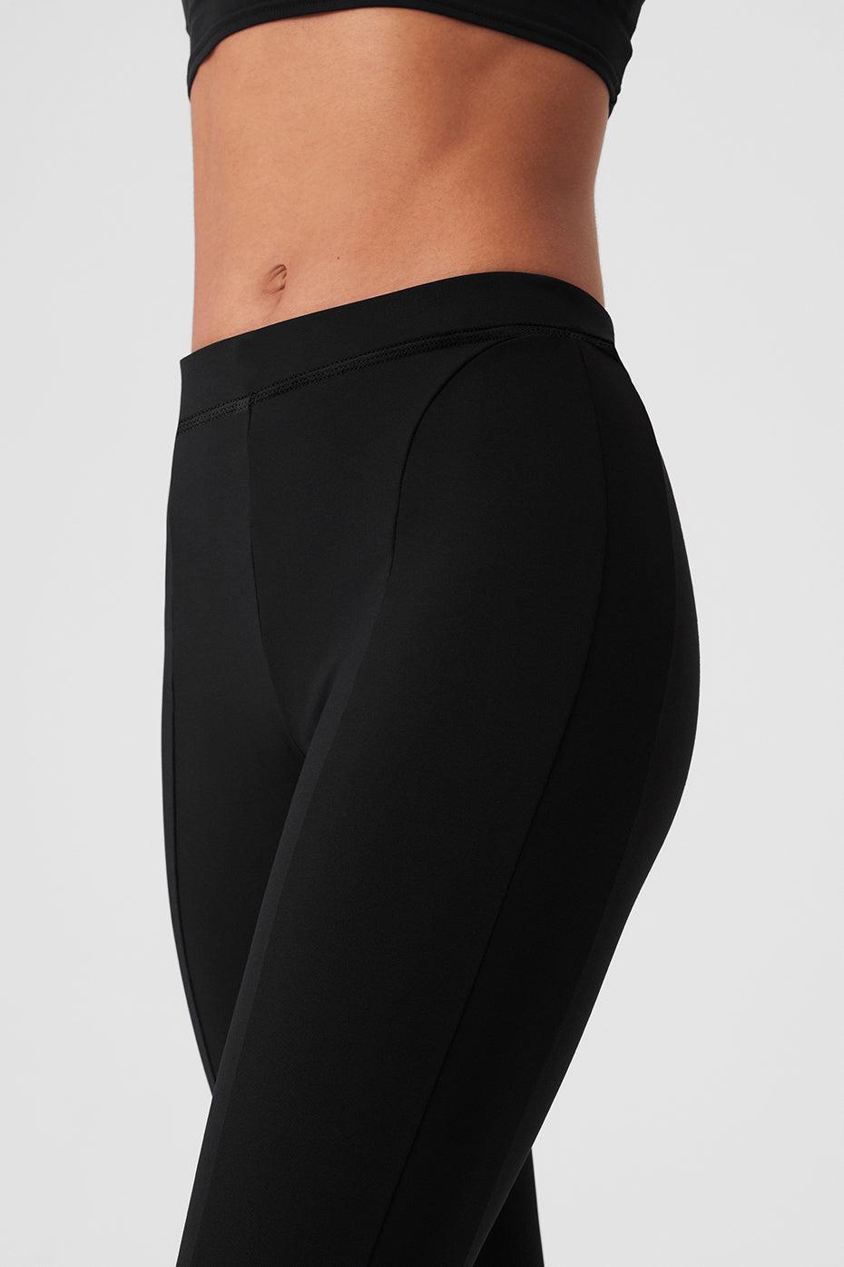 High-Waist 7/8 Zip It Flare Legging - Black Female Product Image