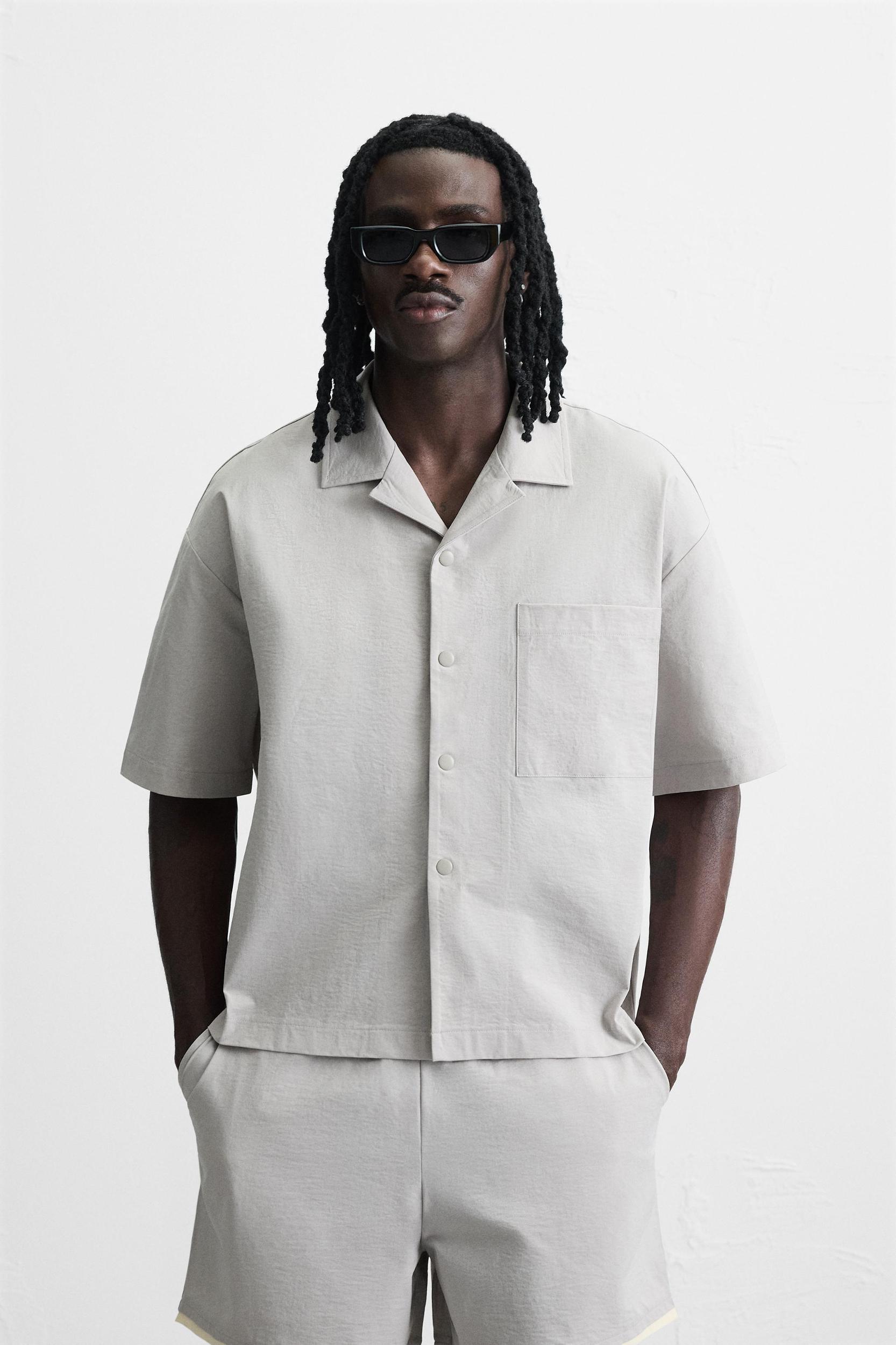 RELAXED FIT TECHNICAL SHIRT Product Image