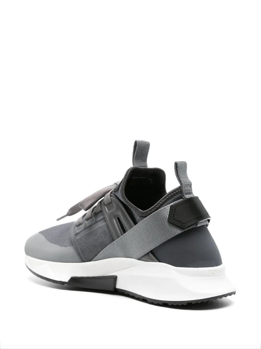 TOM FORD Jago Sock-style Sneakers In Grey Product Image