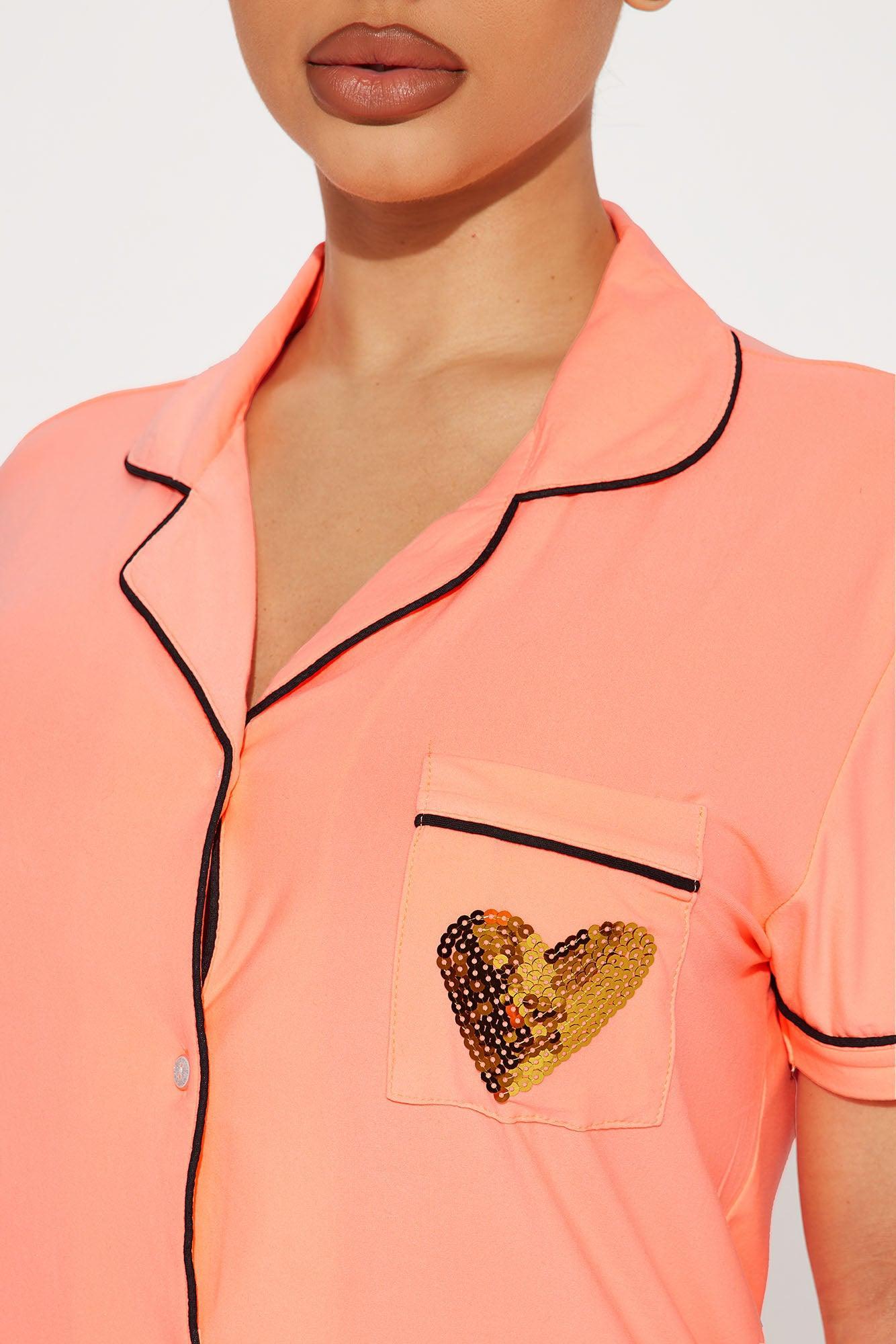 I Am That Mom PJ Pant Set - Coral Product Image