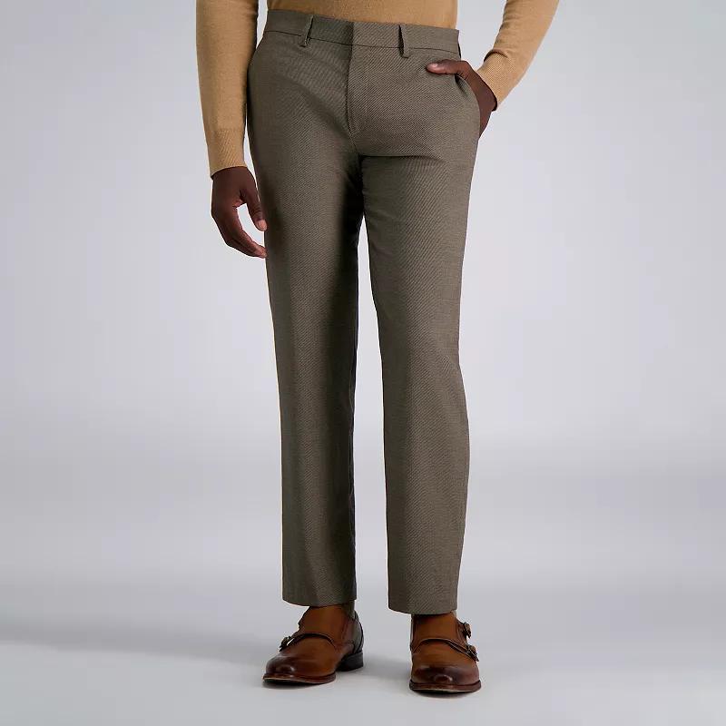 Men's J.M. Haggar Premium Tailored-Fit Stretch Flat-Front Suit Pants, Size: 40 X 32, Medium Brown Product Image