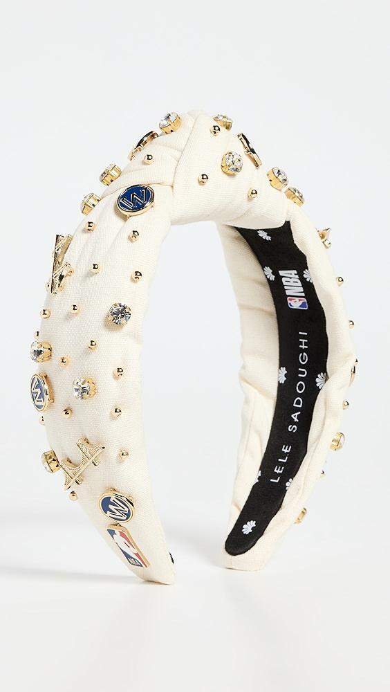 Lele Sadoughi Lele x San Francisco Golden State Warriors Headband | Shopbop Product Image