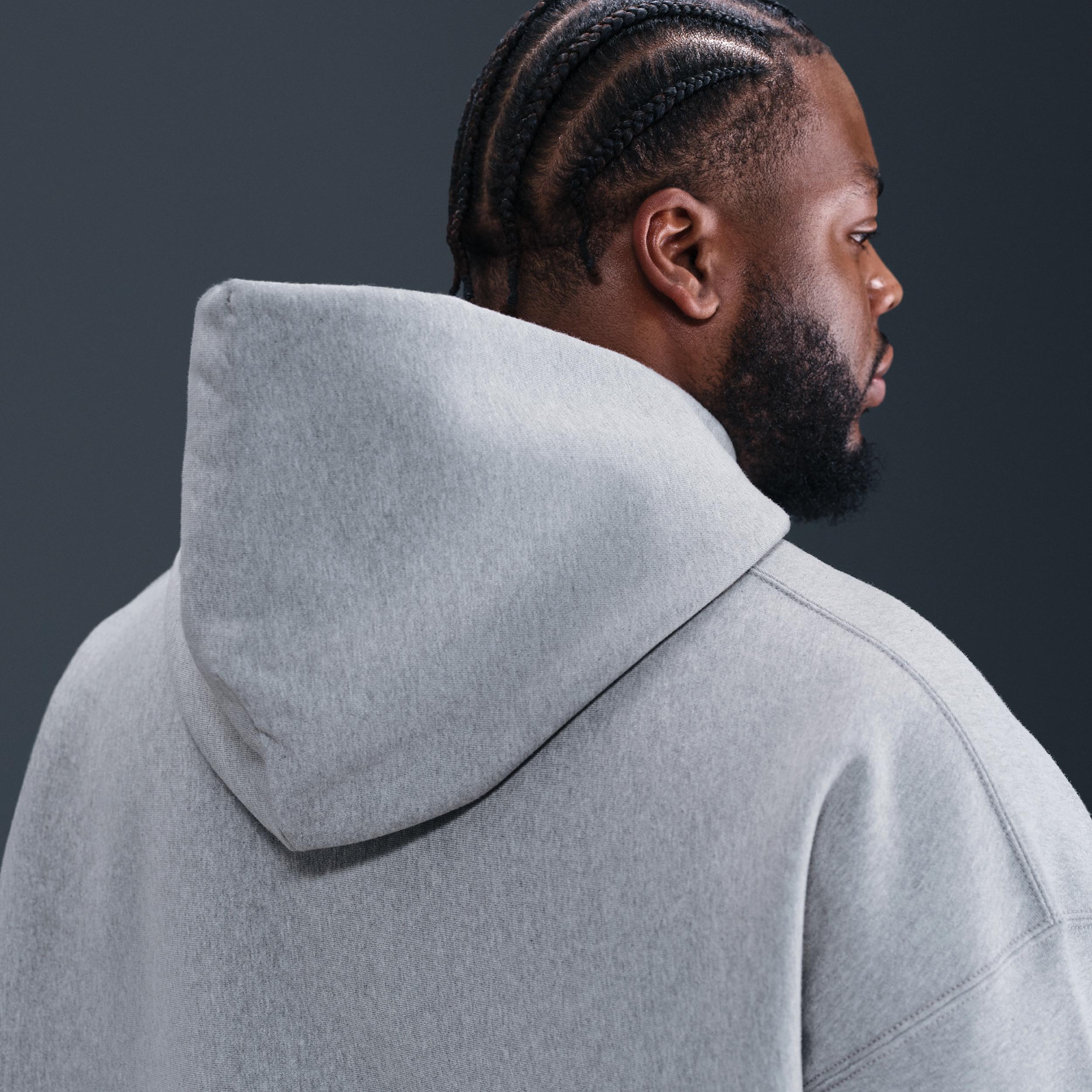 Nike Mens Solo Swoosh Full-Zip Fleece Hoodie | HV1084-063 Product Image