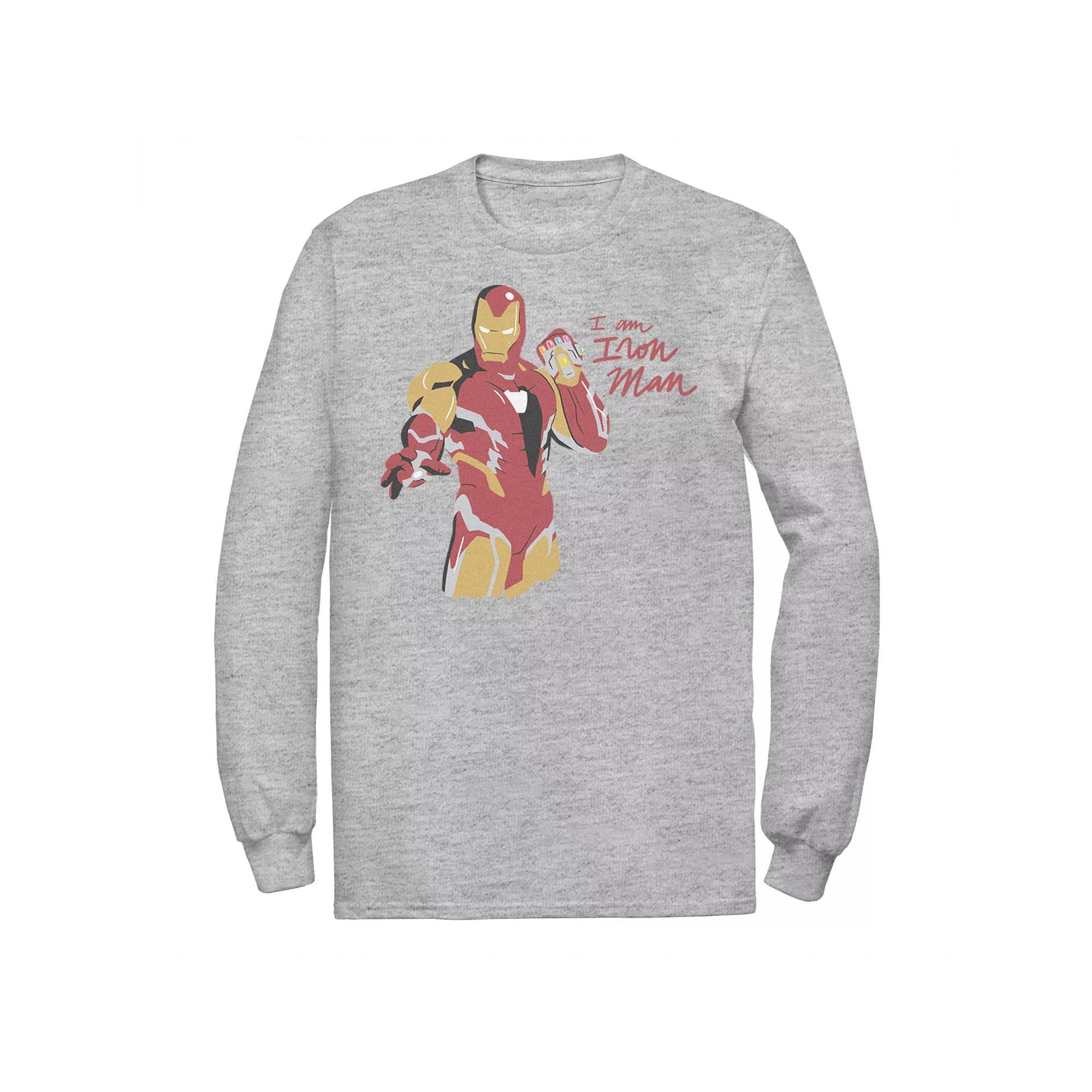 Men's Marvel Avengers: Endgame Iron Man Scribbles Tee,  Product Image