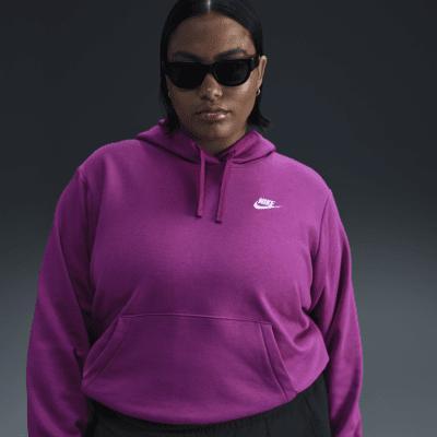 Nike Sportswear Club Fleece Women's Pullover Hoodie (Plus Size) Product Image