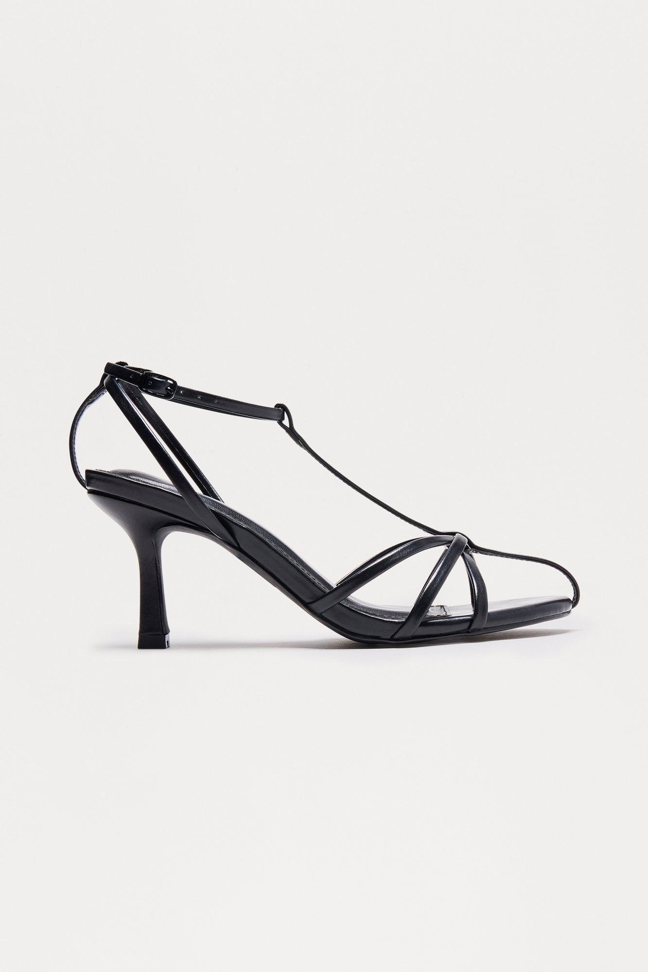 Tay Heeled Sandals - Black Product Image