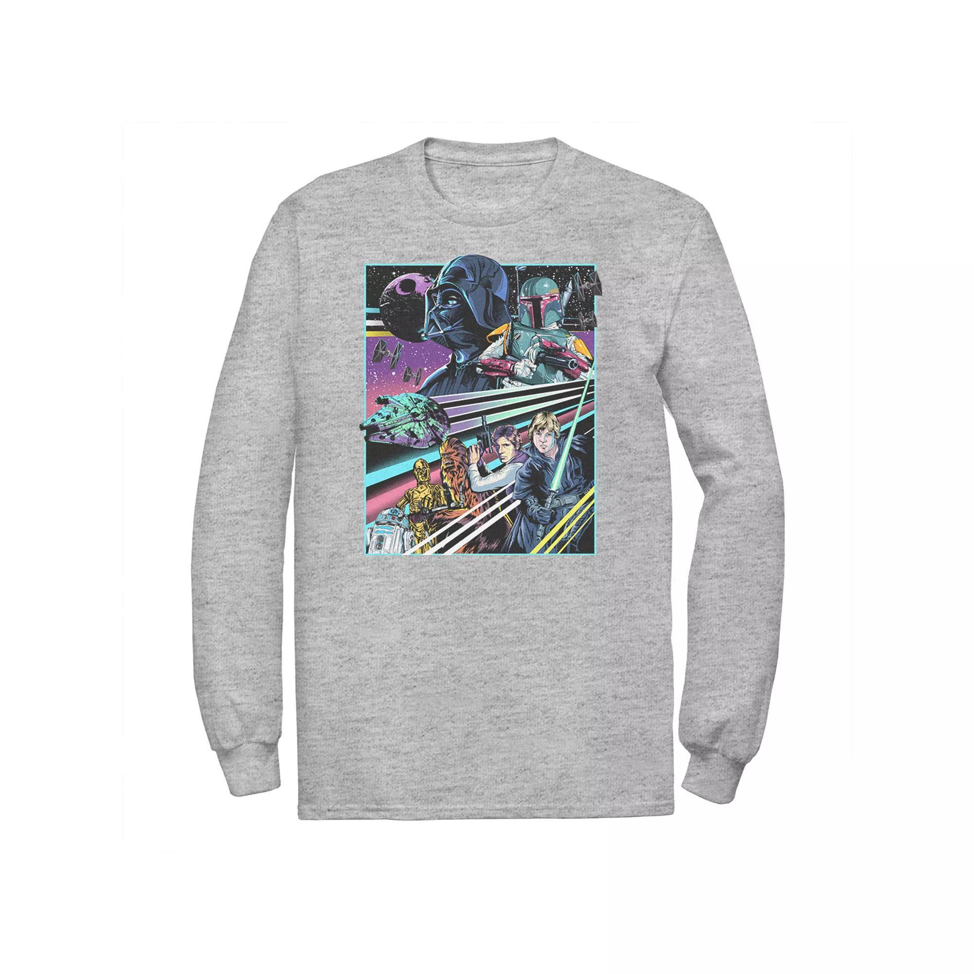 Men's Star Wars Neon Rebel Alliance Poster Tee,  Product Image