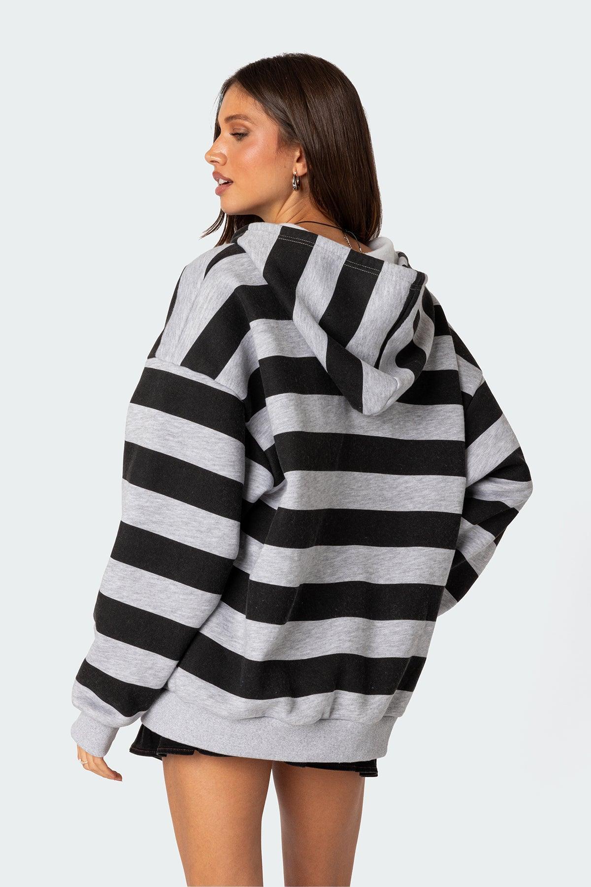 Maritza Oversized Zip Up Hoodie Product Image