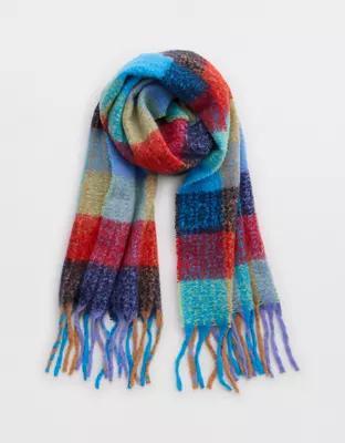 Aerie Woven Boucle Fringe Scarf Product Image