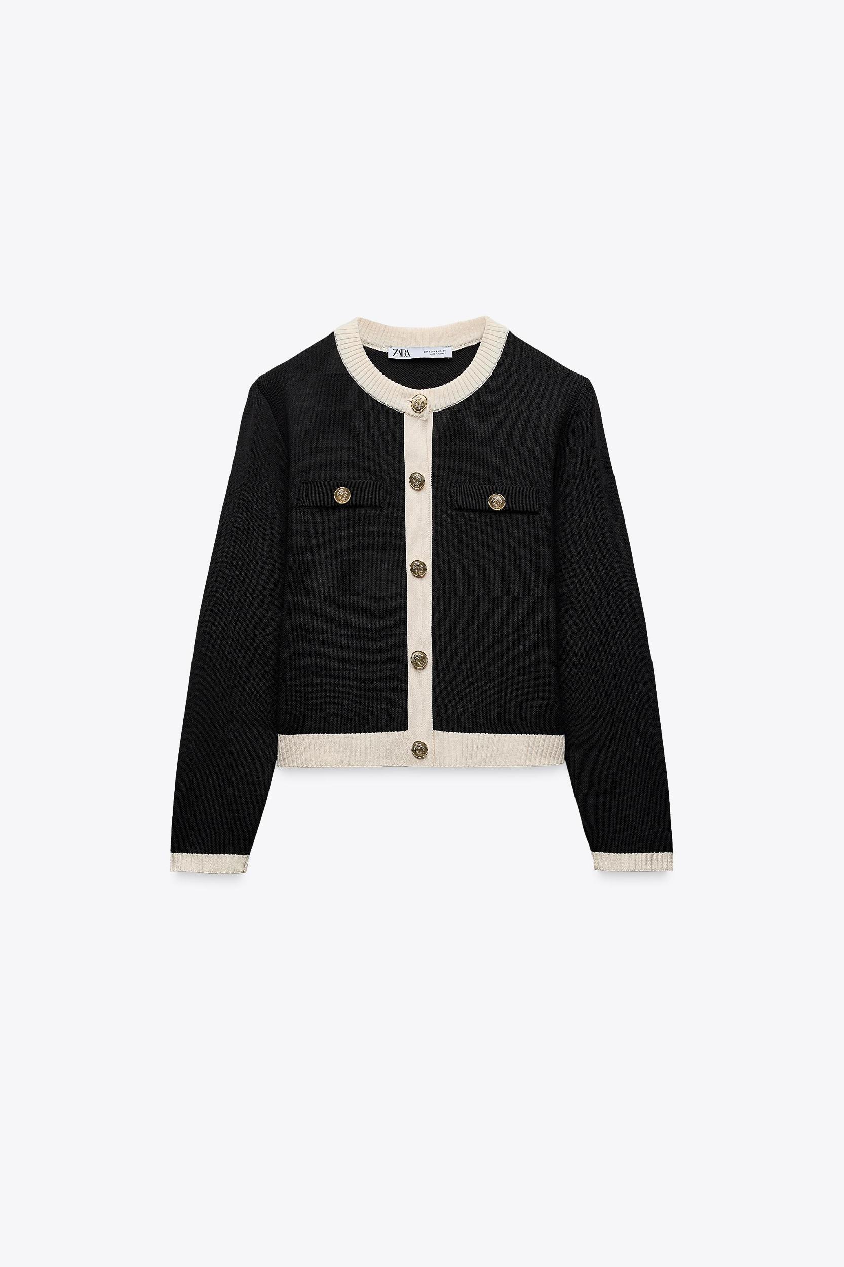 CARDIGAN WITH GOLD BUTTONS Product Image