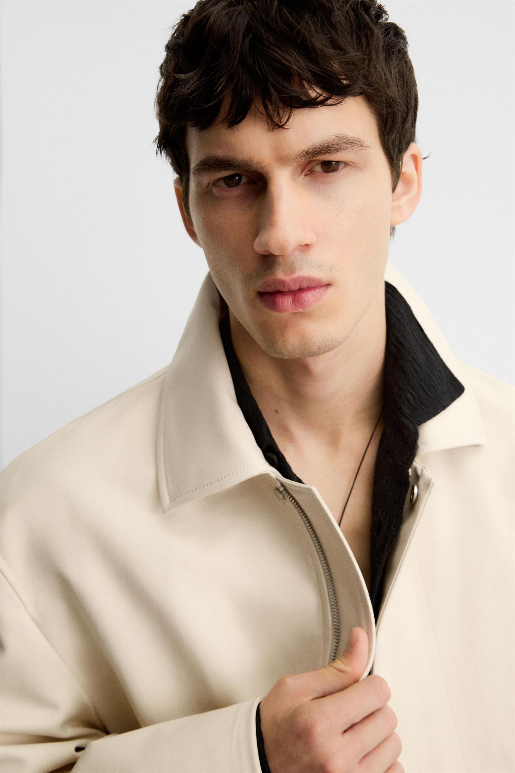 RELAXED FIT BOMBER JACKET Product Image