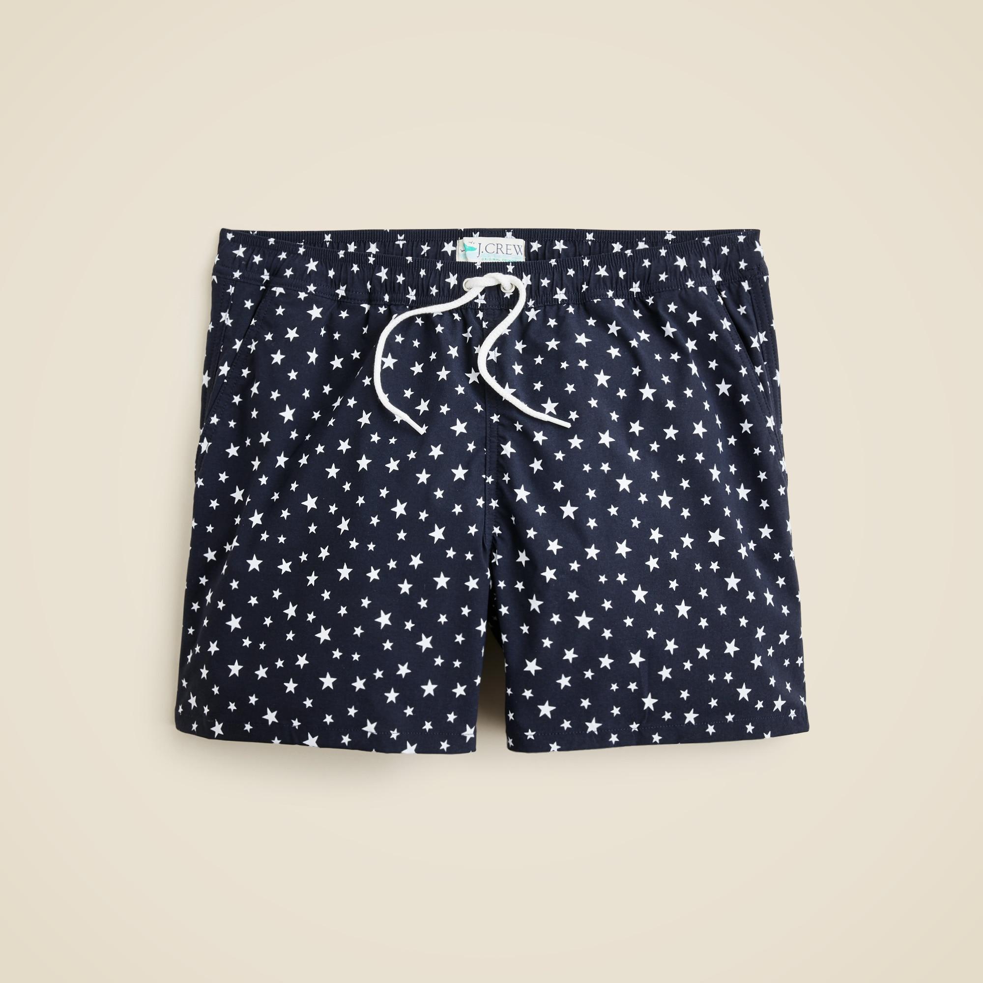 6'' stretch swim trunk in print with ECONYL® nylon Product Image