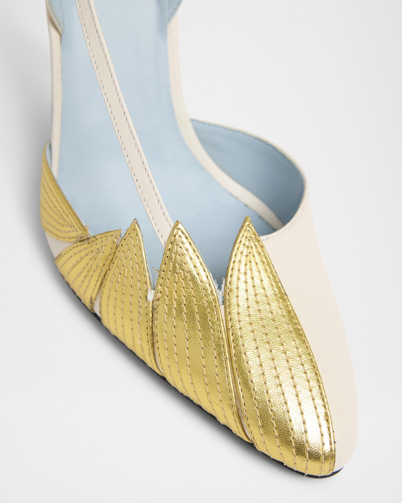 Foliage Slingback Pumps Product Image