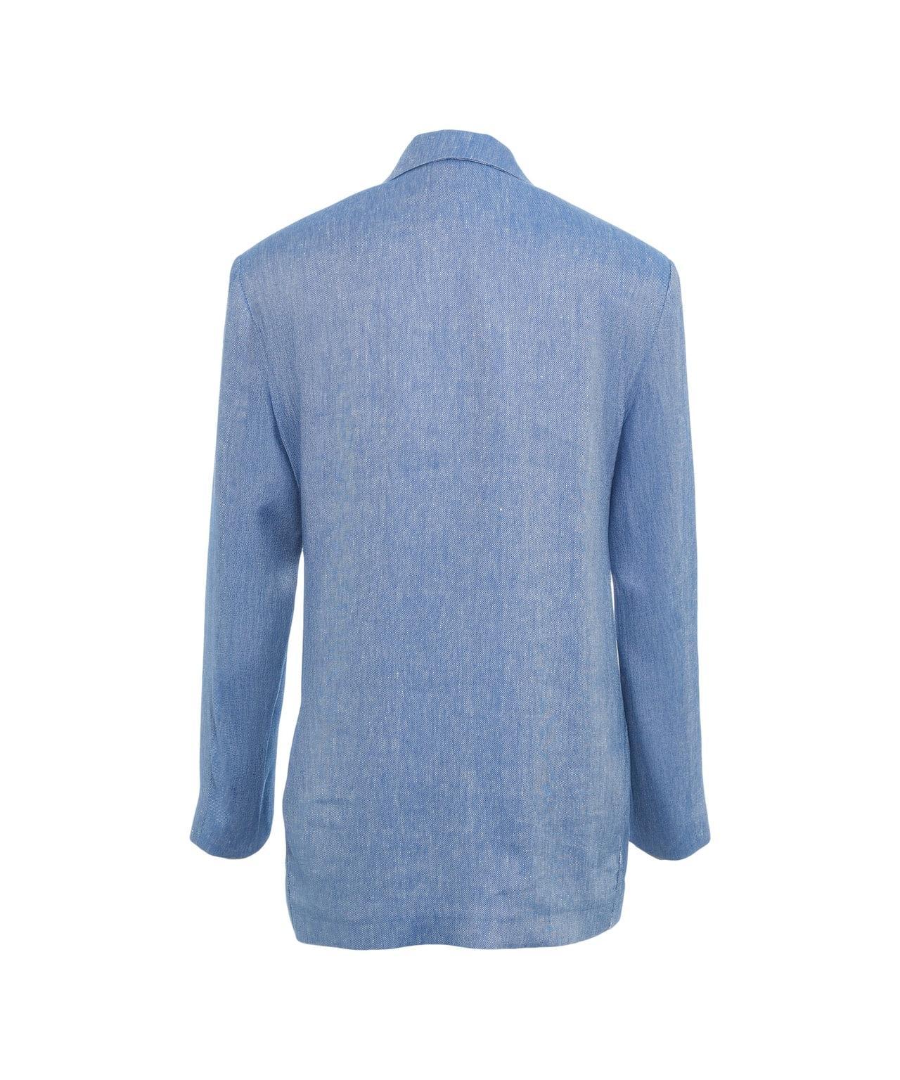 Linen blend blazer Product Image