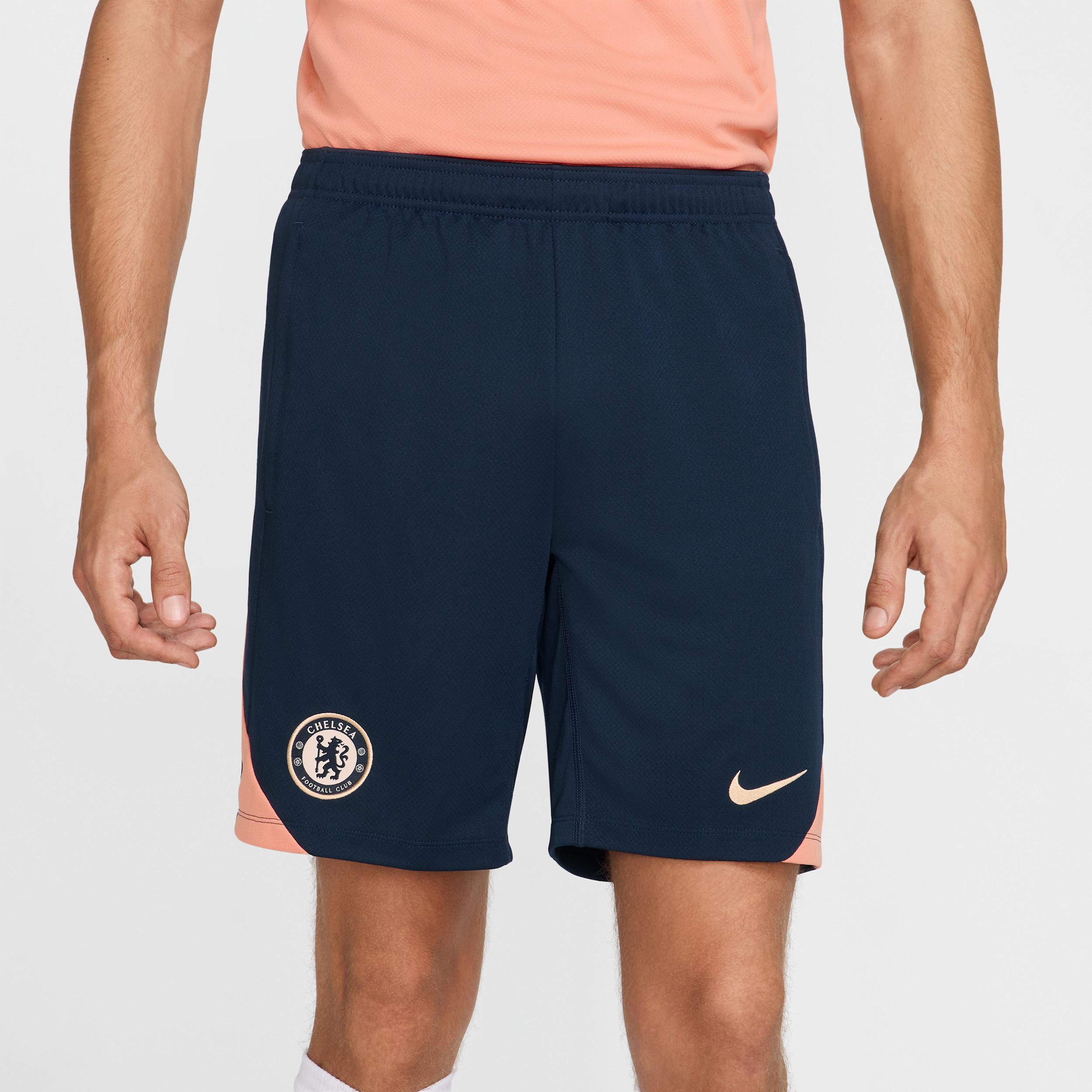 Chelsea FC Strike Special Edition Nike Men's Soccer Knit Shorts Product Image