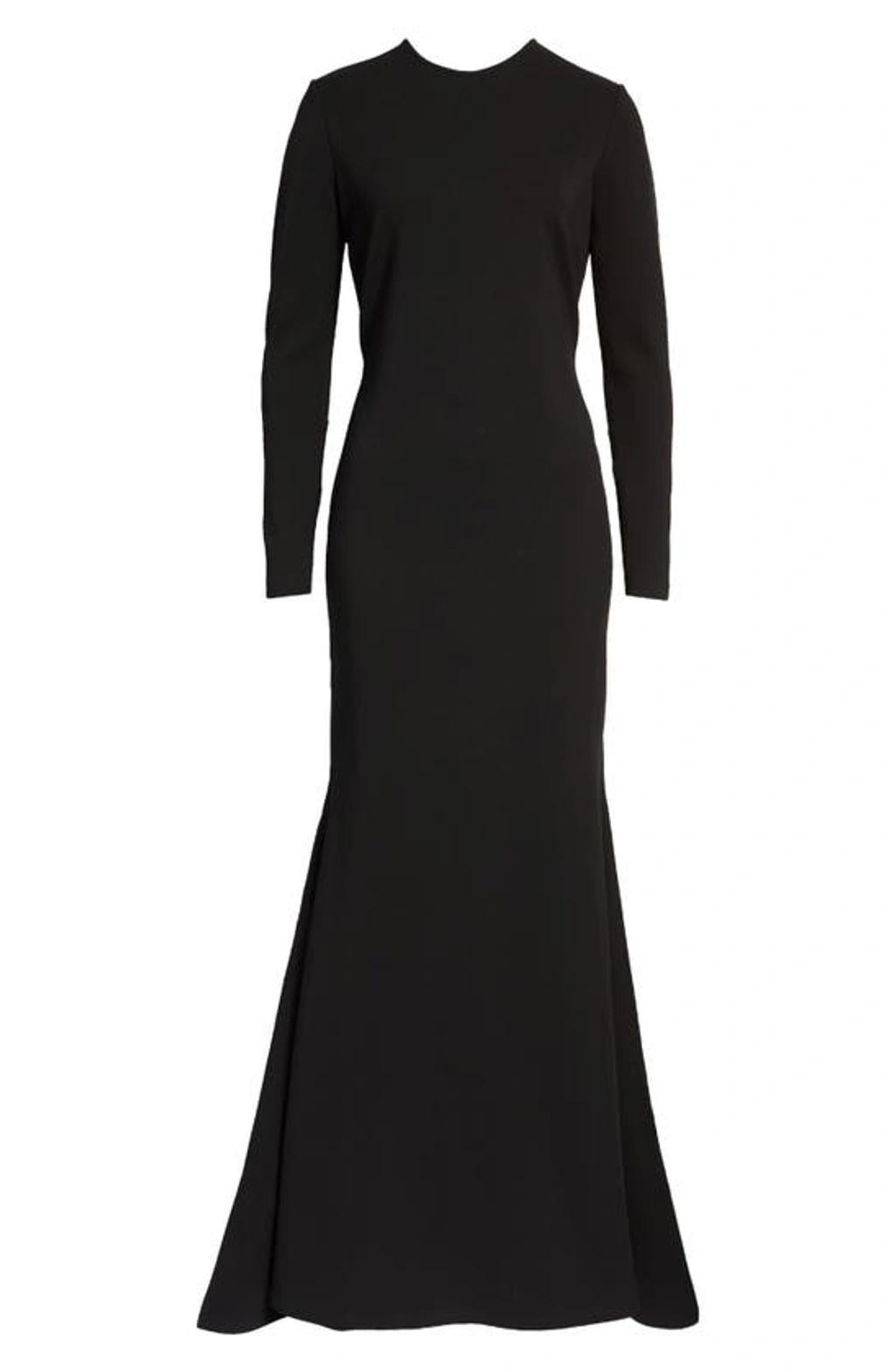 BALENCIAGA Jersey Gown In Black Product Image