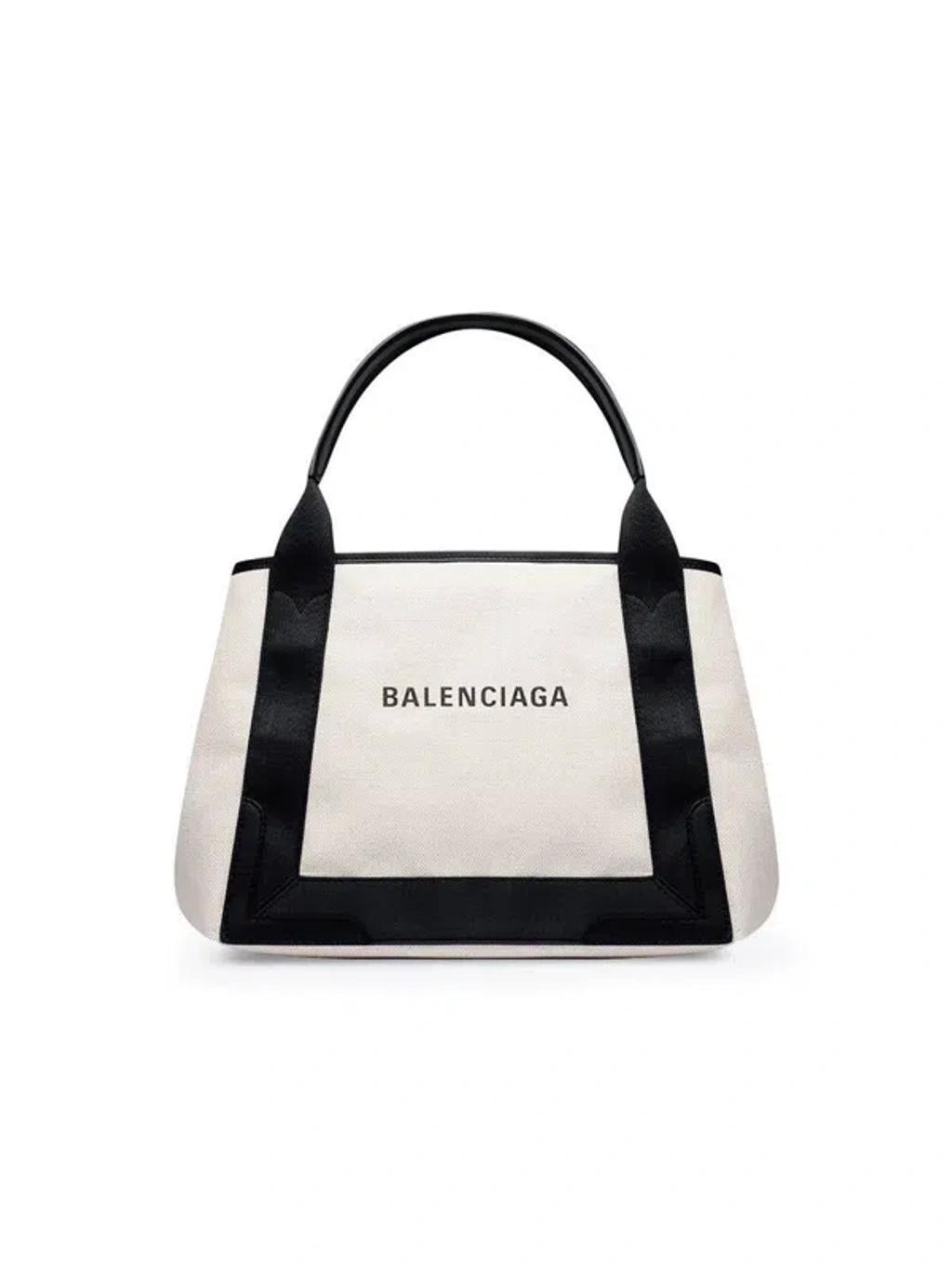 BALENCIAGA Cavas Bag In White Product Image