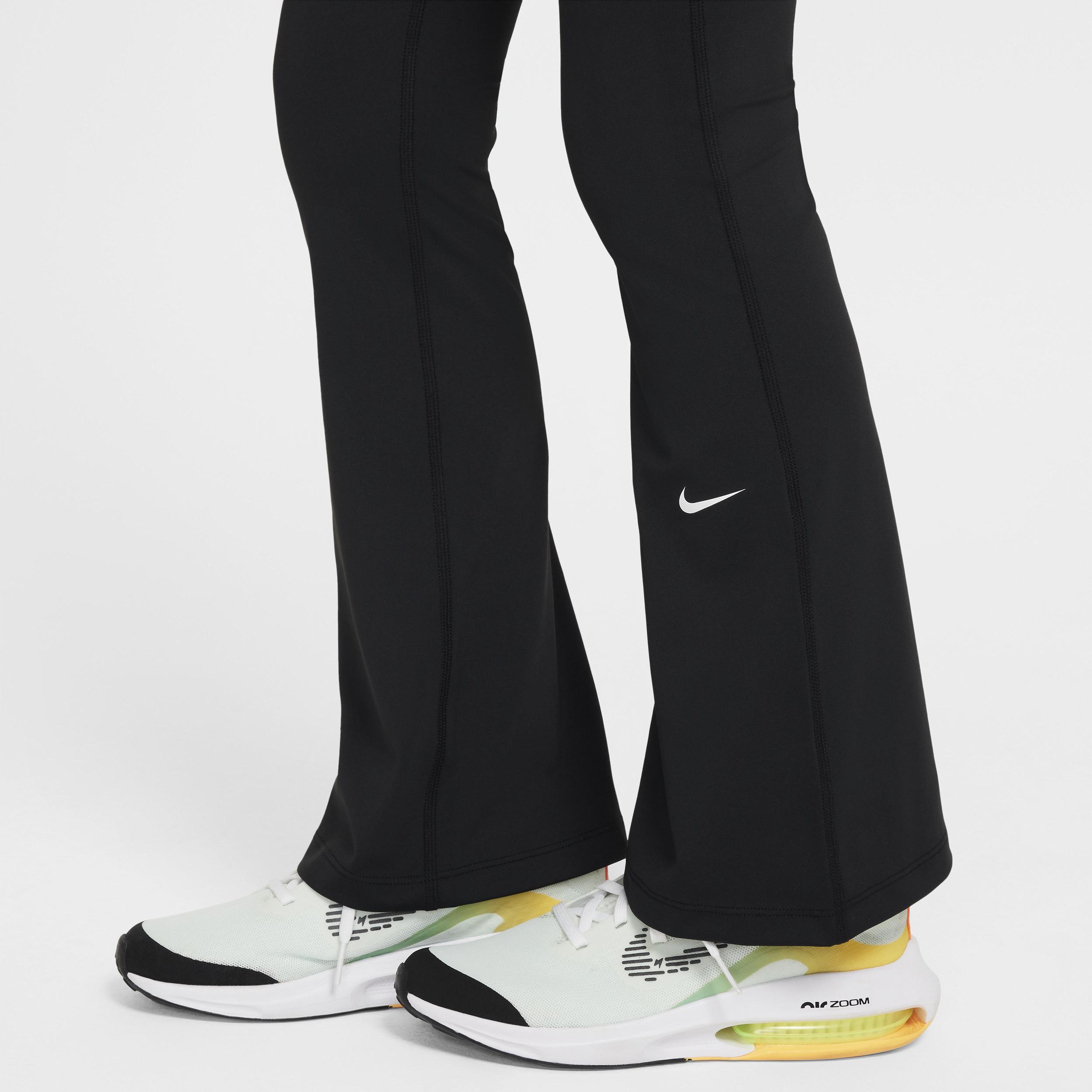 Nike Womens One Girls Dri-FIT Flared Leggings Product Image