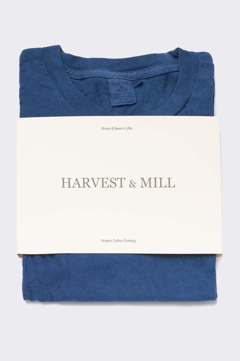 Indigo Dyed Men's Organic Crew Tee Product Image