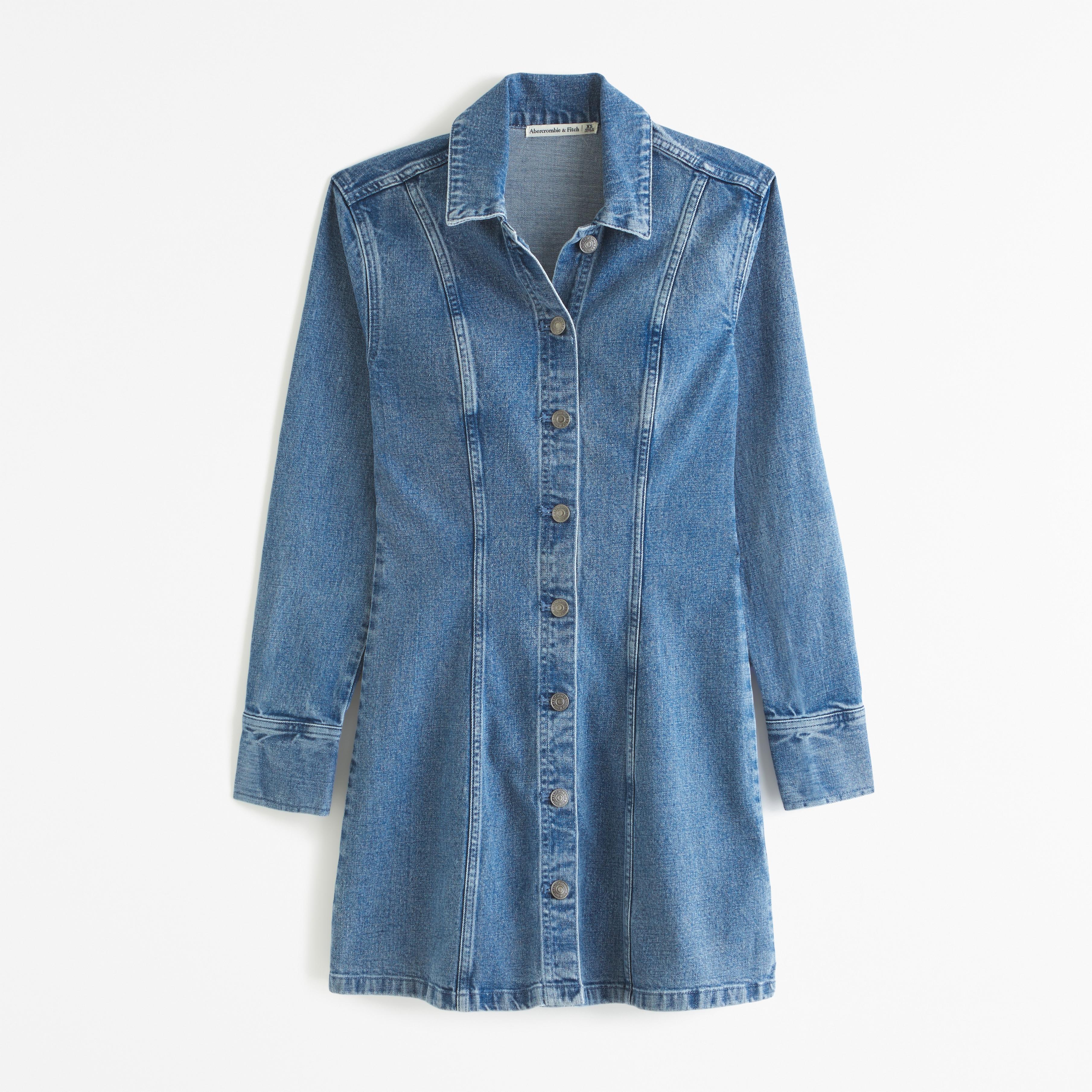 Denim Shirt Dress Product Image