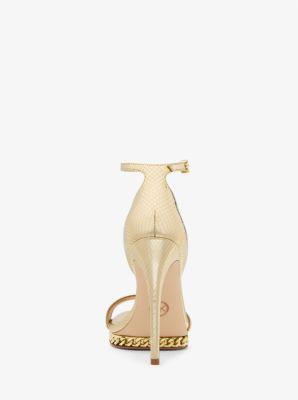 Jordyn Embellished Leather Platform Sandal Product Image