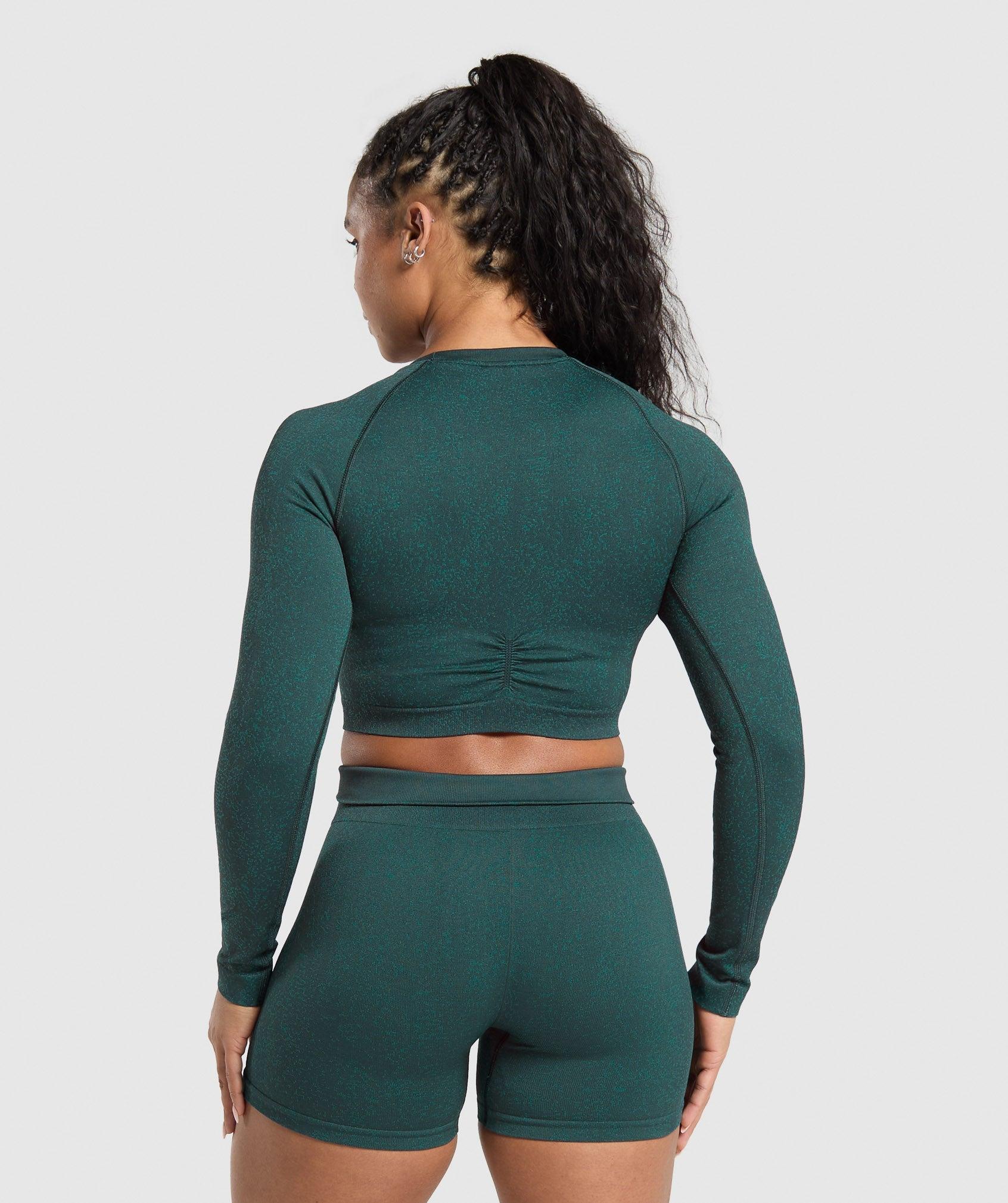 Adapt Fleck Seamless Long Sleeve Crop Top Product Image