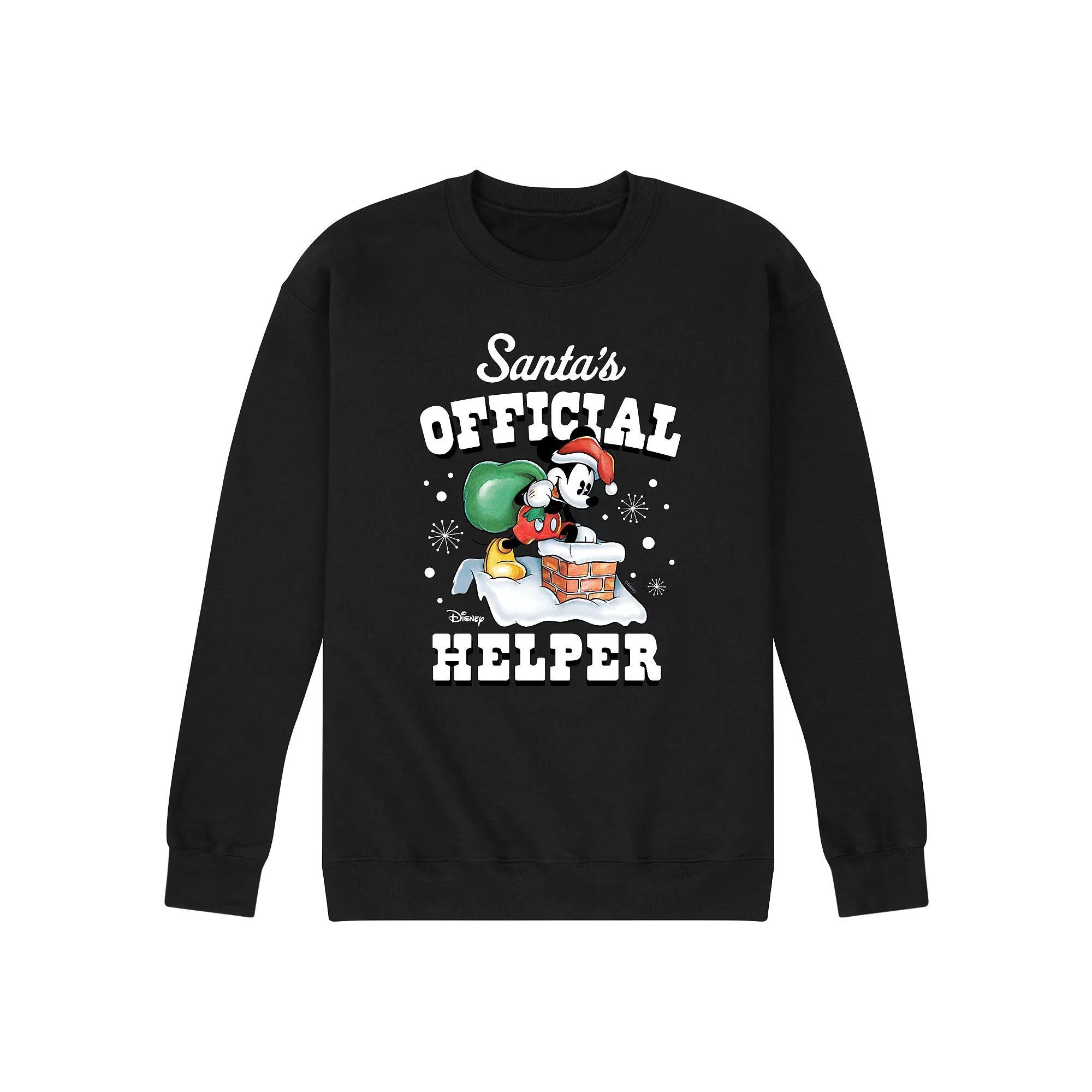 Disney's Men's Santa's Official Helper Fleece,  Product Image