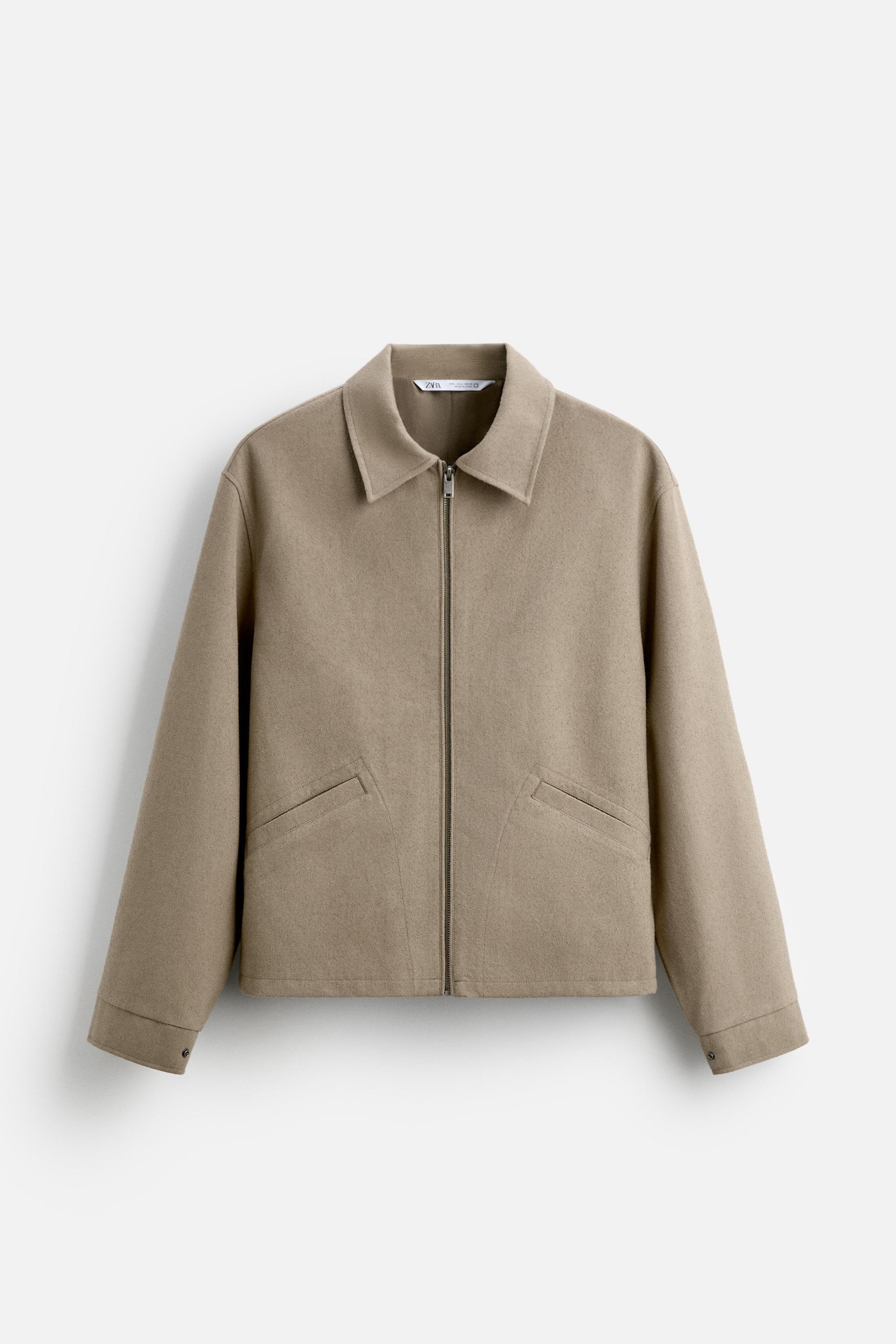 STRUCTURED TEXTURED OVERSHIRT Product Image