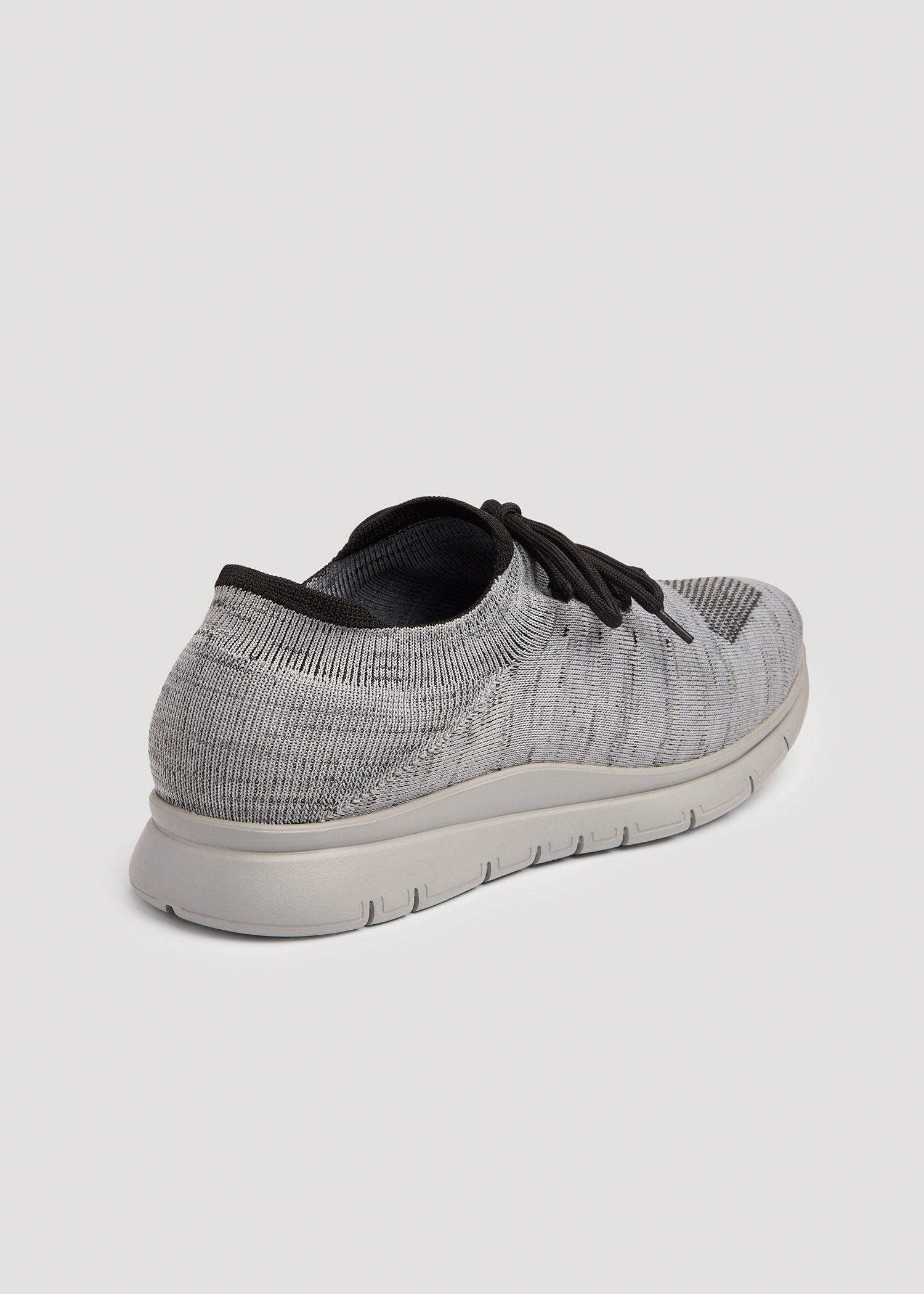 Tall Men's Knit Running Shoes in Grey Mix Product Image