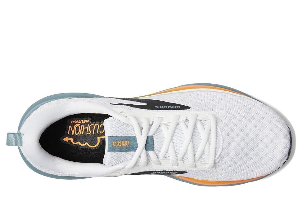 Brooks Trace 3 Orange/Goblin Blue) Men's Shoes Product Image