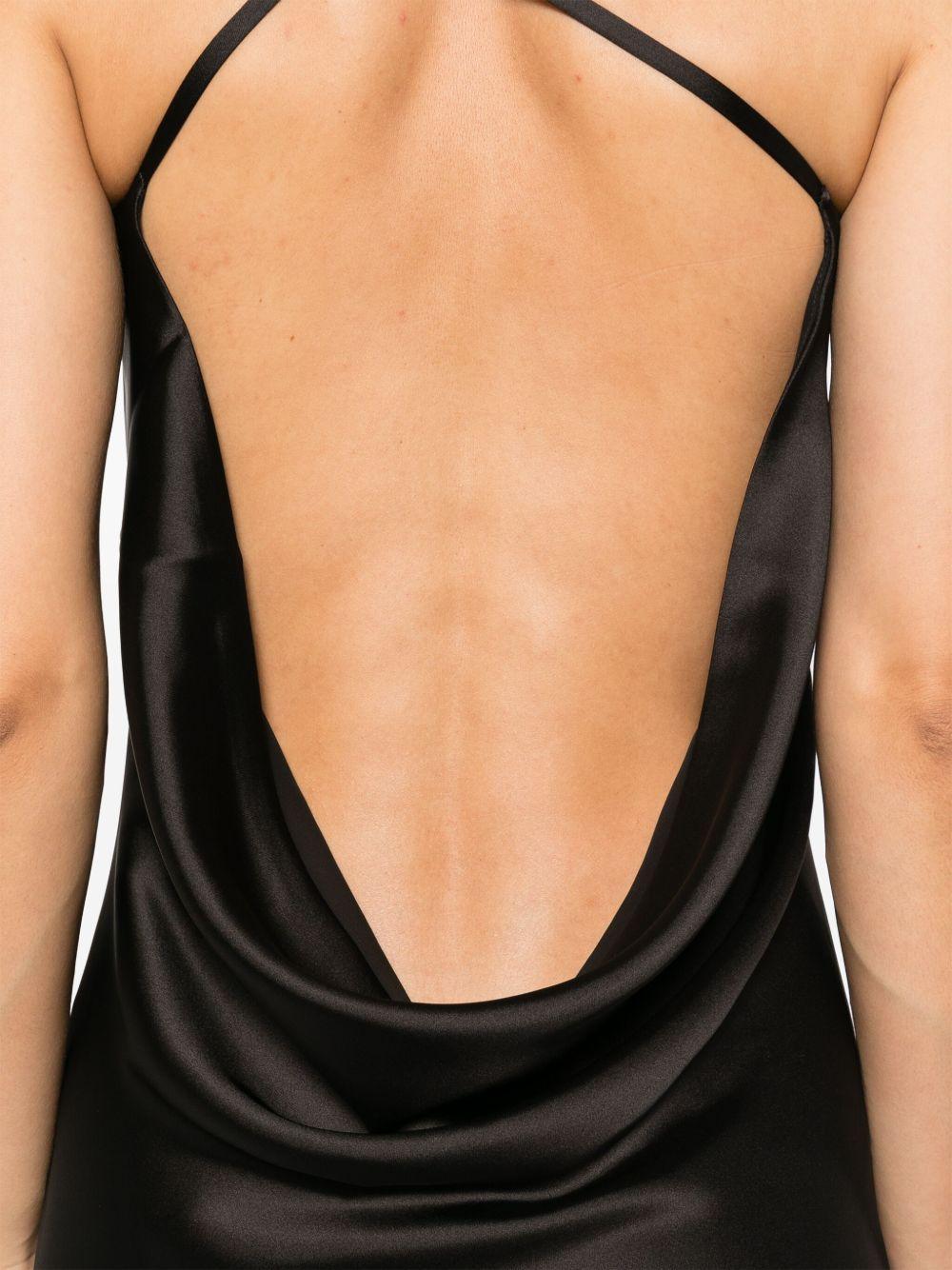 bias-cut one-shoulder gown Product Image