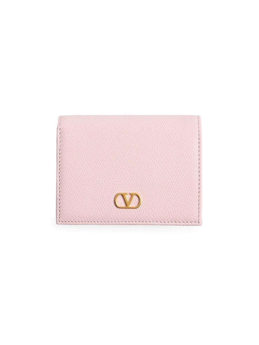 Womens VLogo Signature Grainy Calfskin Wallet Product Image