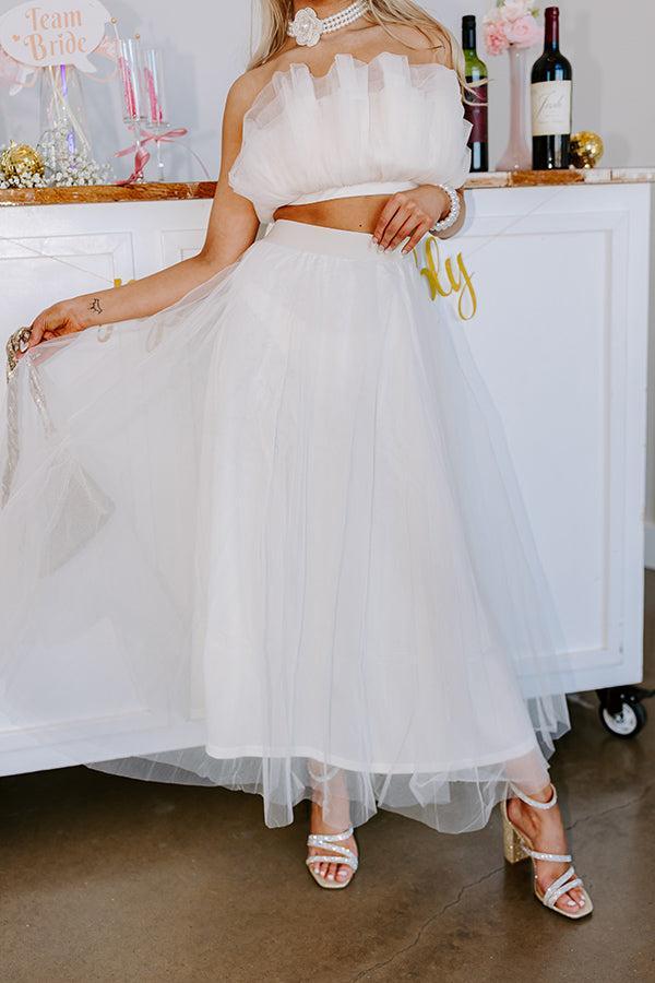 Sweet Moment Tulle Maxi Skirt Product Image