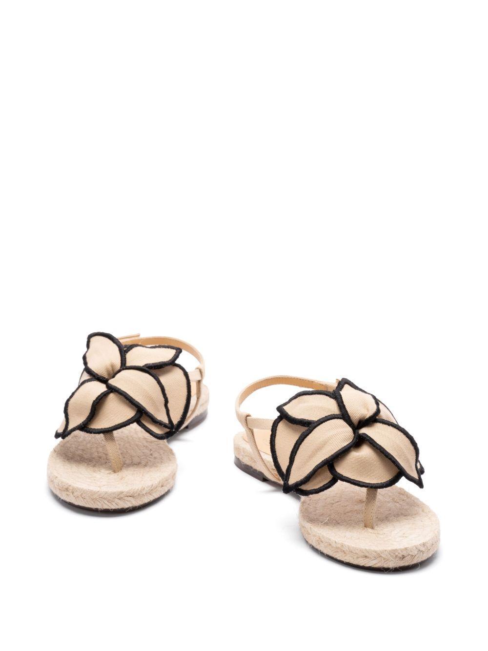 floral-appliqué sandals Product Image