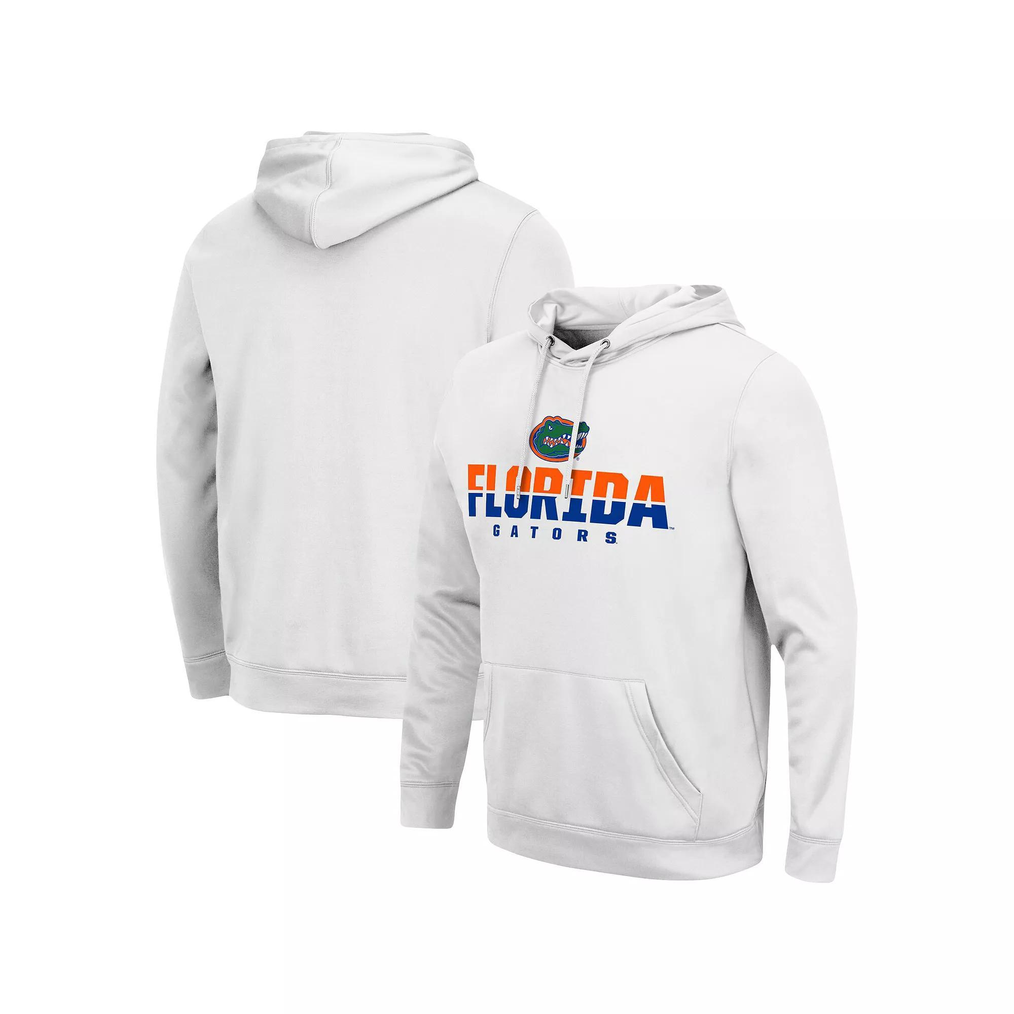 Men's Colosseum White Florida Gators Lantern Pullover Hoodie,  Product Image