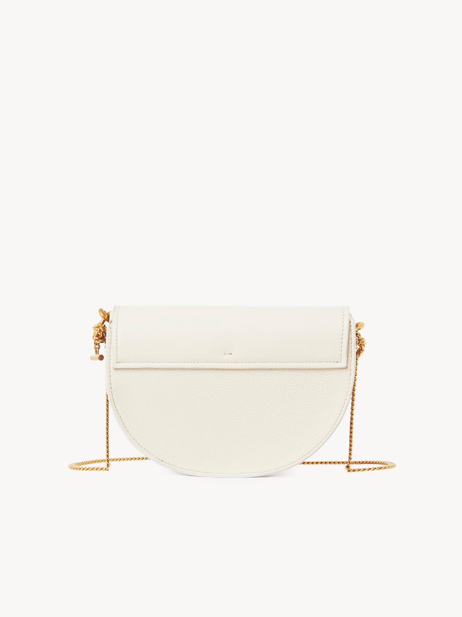 Marcie chain flap bag in leather Product Image