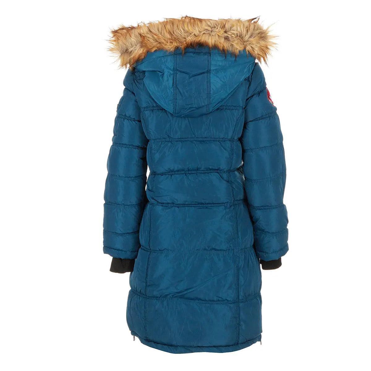 Canada Weather Gear Women's Long Puffer with Sherpa Lined Hood Product Image
