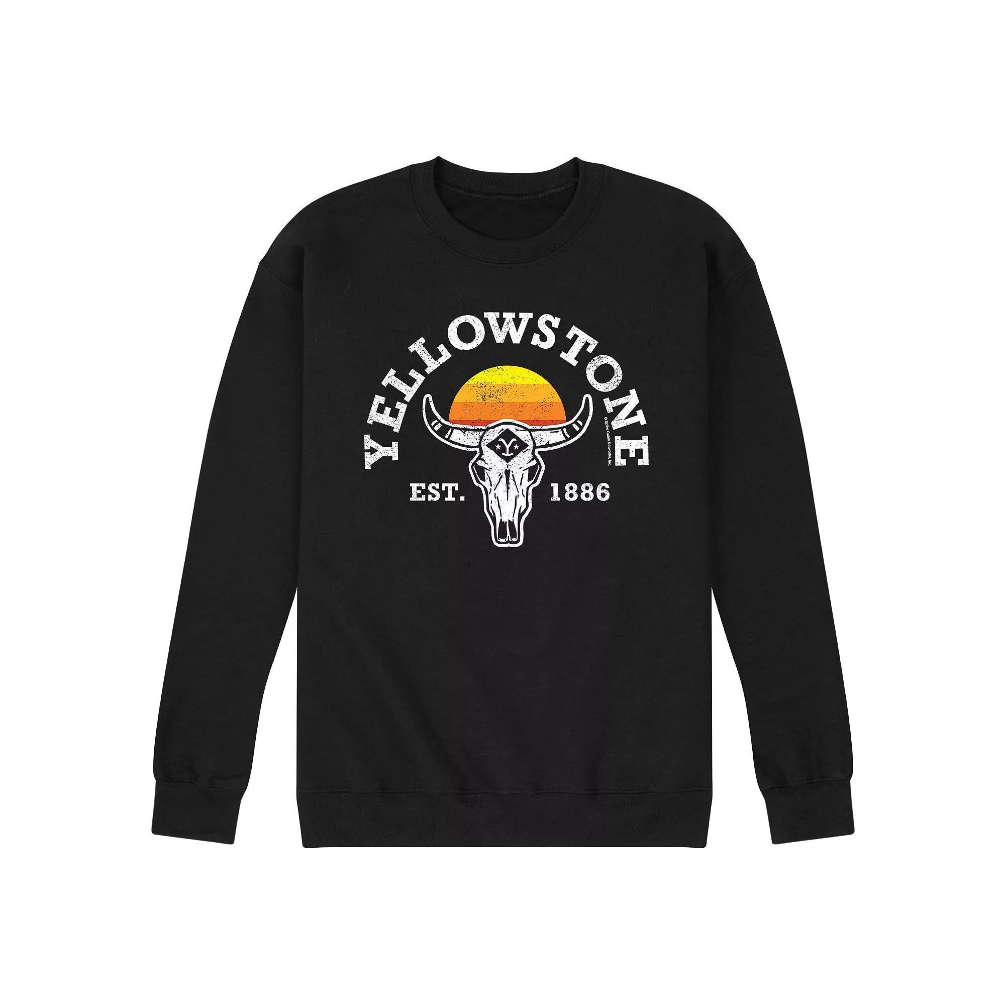 Men's Yellowstone EST 1886 Sweatshirt,  Product Image