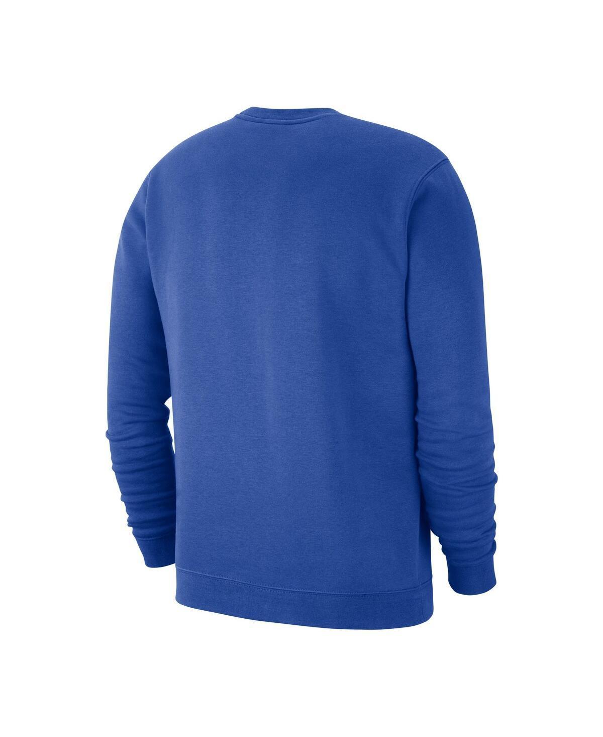 NIKE Royal England National Team Lockup Club Pullover Sweatshirt In Blue Product Image