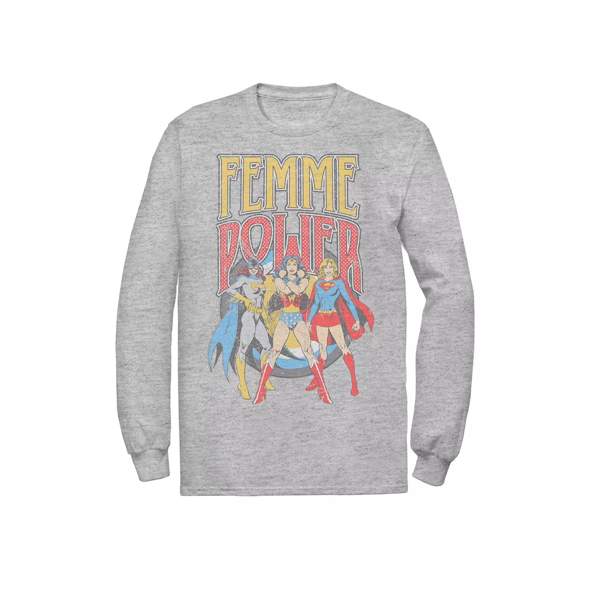 Men's DC Comics Justice League Vintage Femme Power Tee,  Product Image