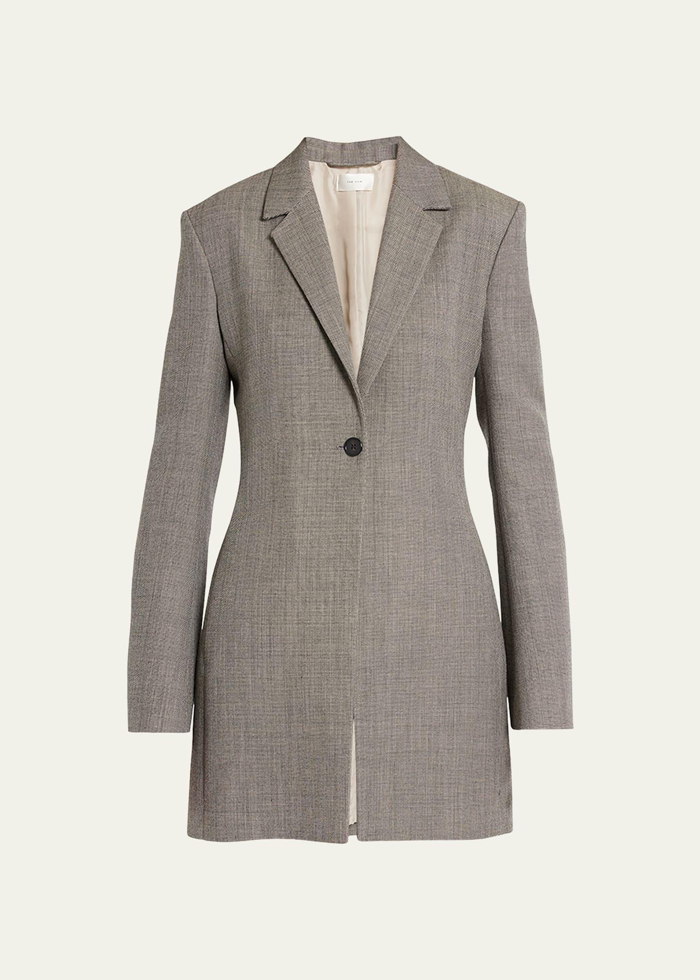 THE ROW Enny One-button Wool Jacket In Flip Product Image