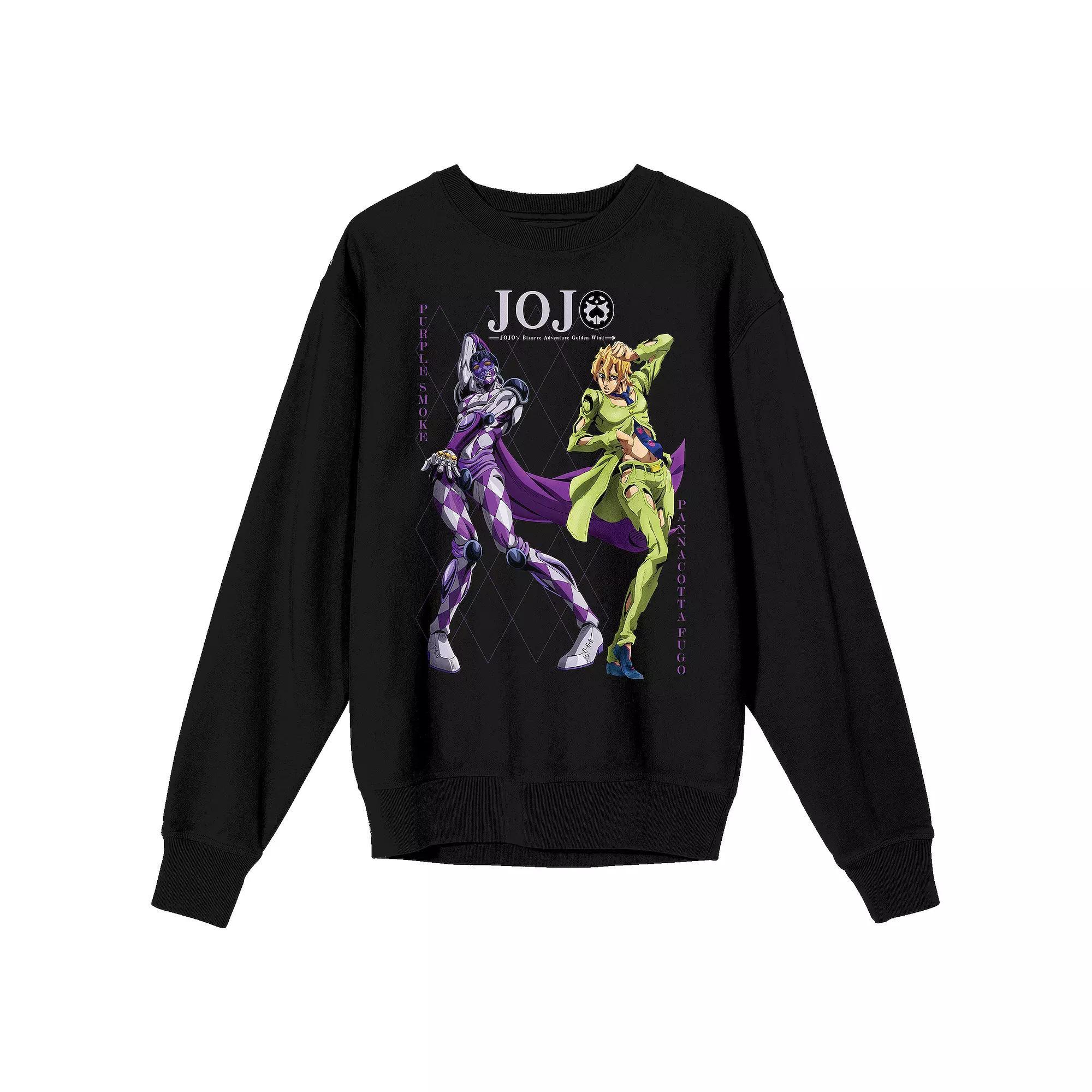 Men's Jojo's Bizarre Adventures Long Sleeve Graphic Tee,  Product Image