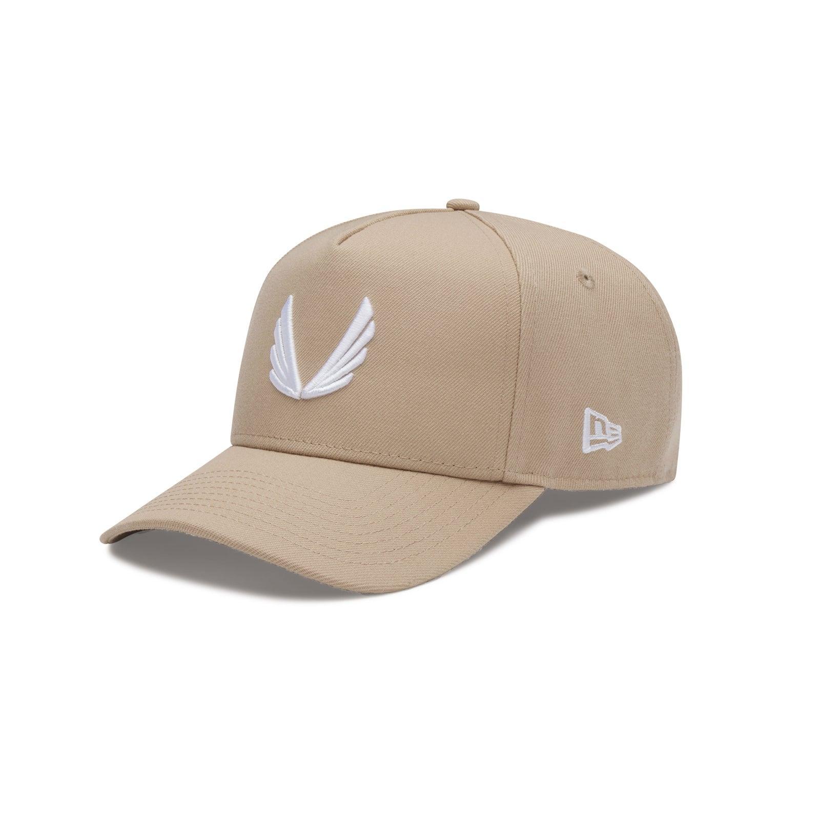 New Era® 9Forty® A-Frame Hat - Beige/White Product Image