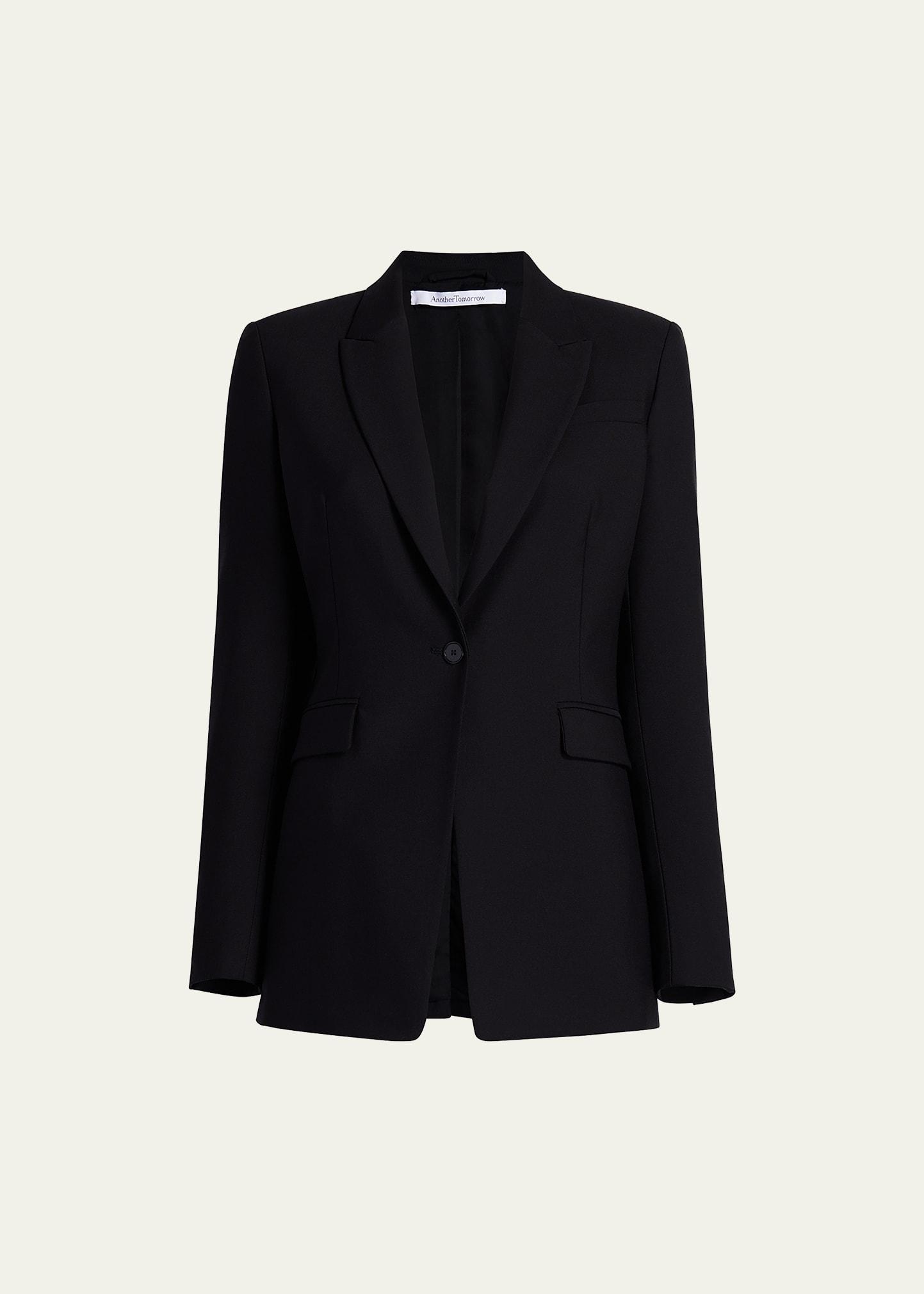 Single Button Blazer Jacket Product Image