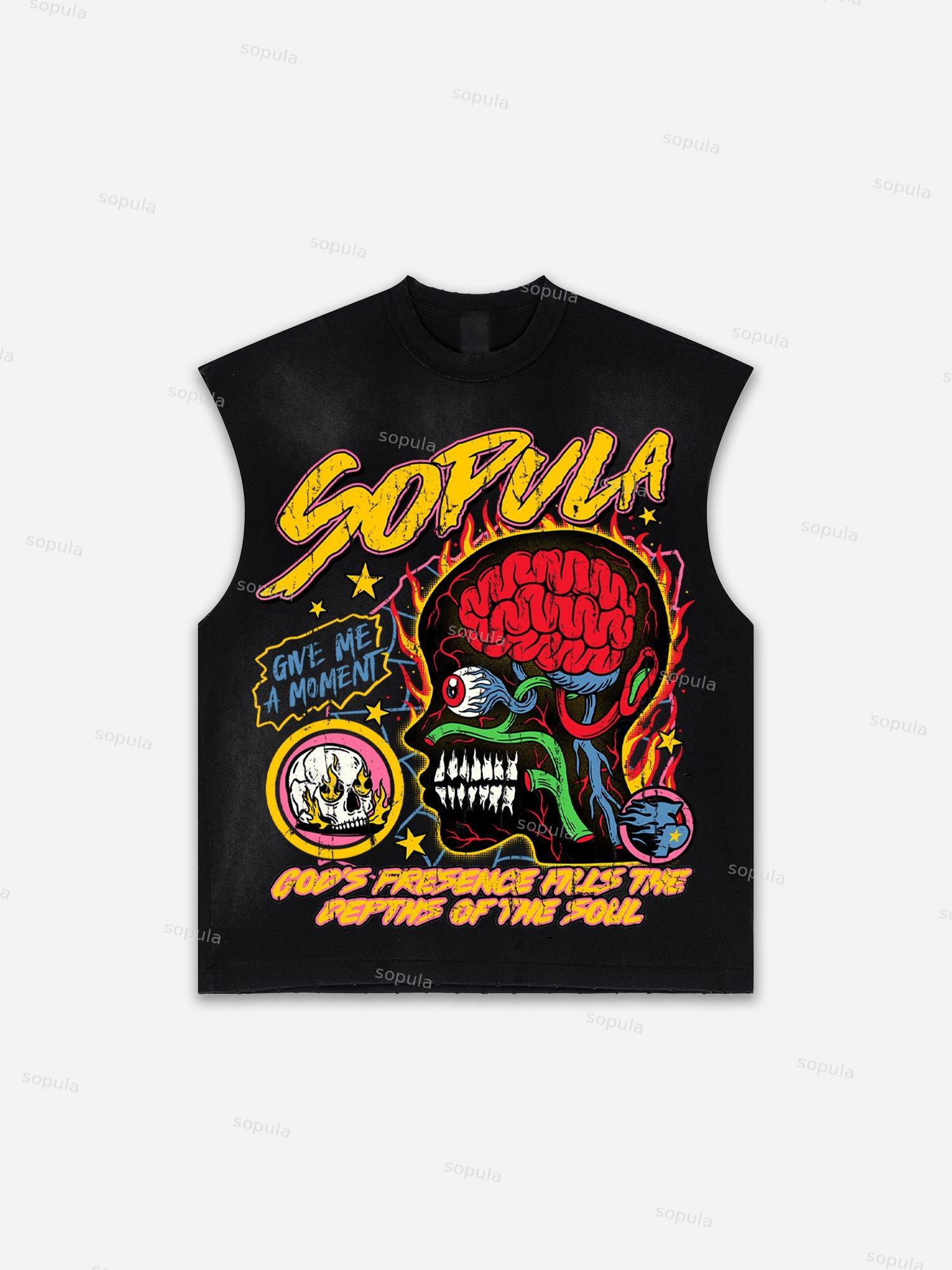 Men's Washed Boxer Boys Graphic Print Tank Top Product Image