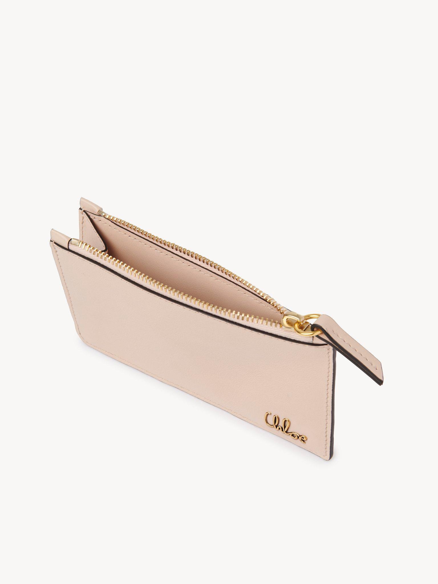 Small Chloé Iconic purse with card slots in shiny leather Product Image