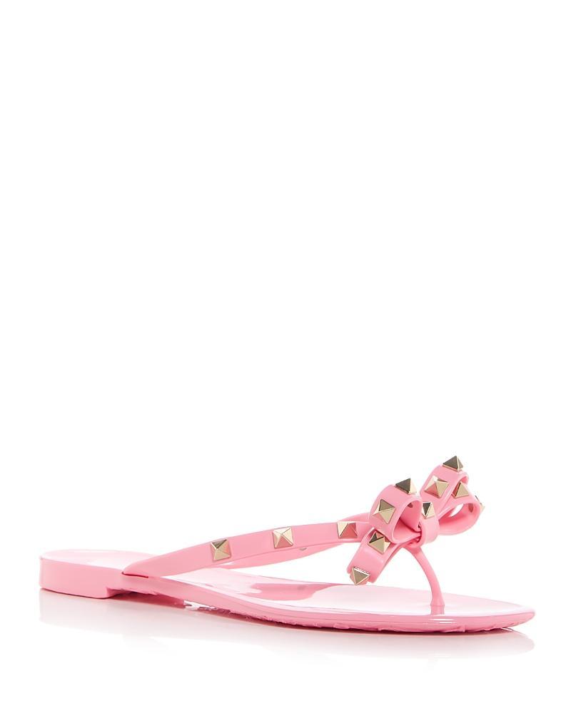 Womens Rockstud Flat Rubber Sandal Product Image