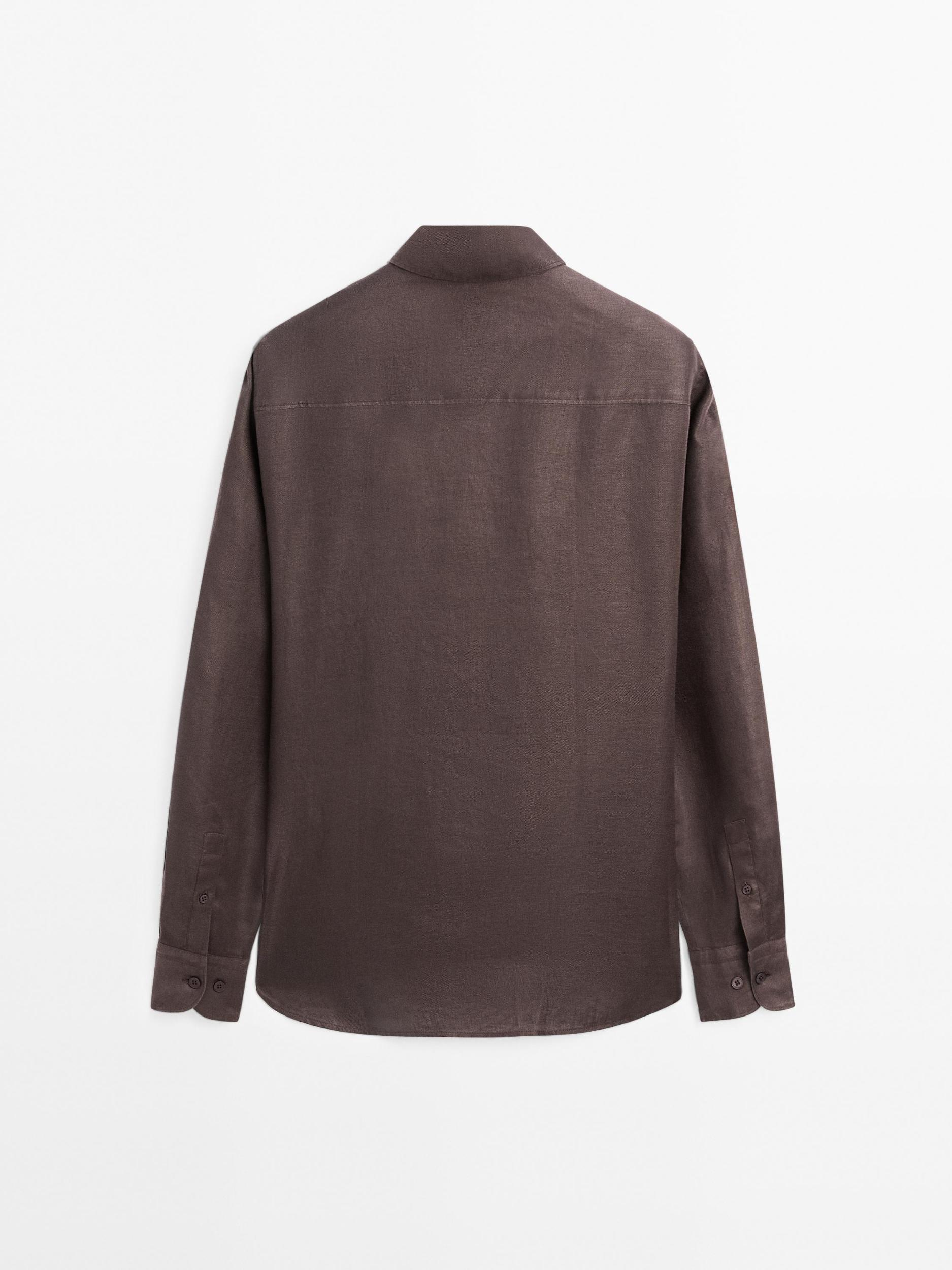 Lightweight regular fit twill shirt Product Image